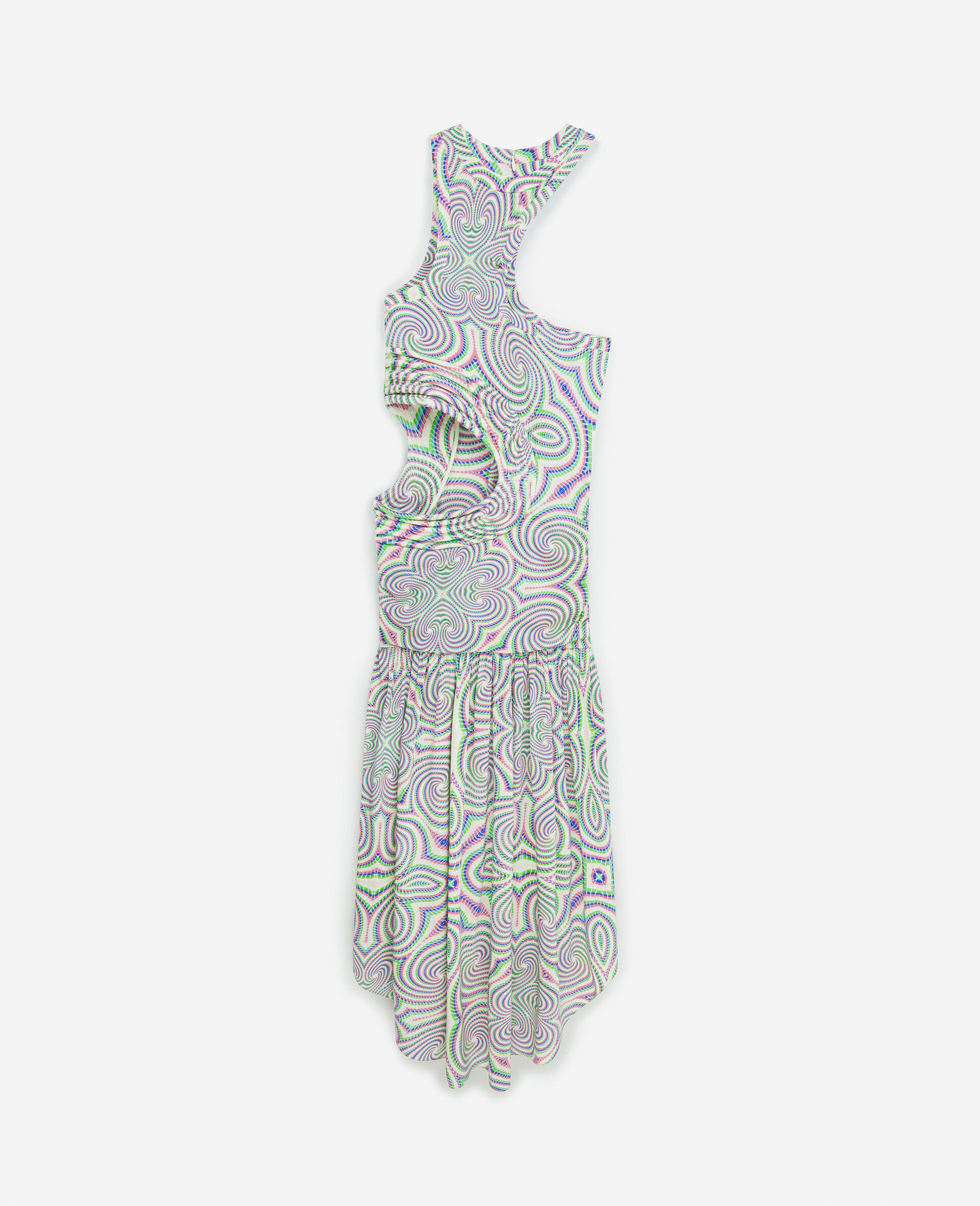Hallucinogenic Cut‐Out Maxi Dress-Multicolour-large image number 0