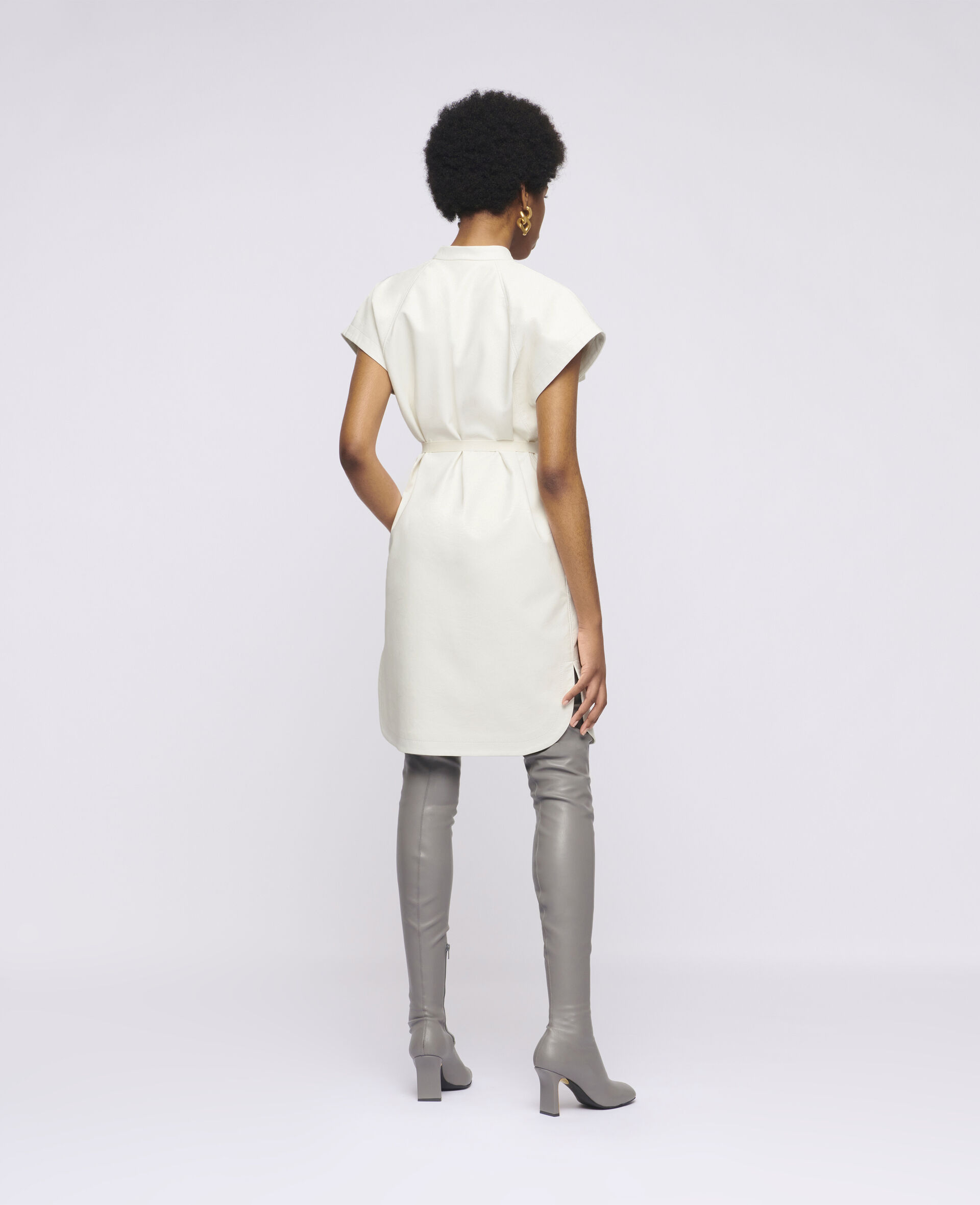 Lexie Midi Dress-White-large image number 2