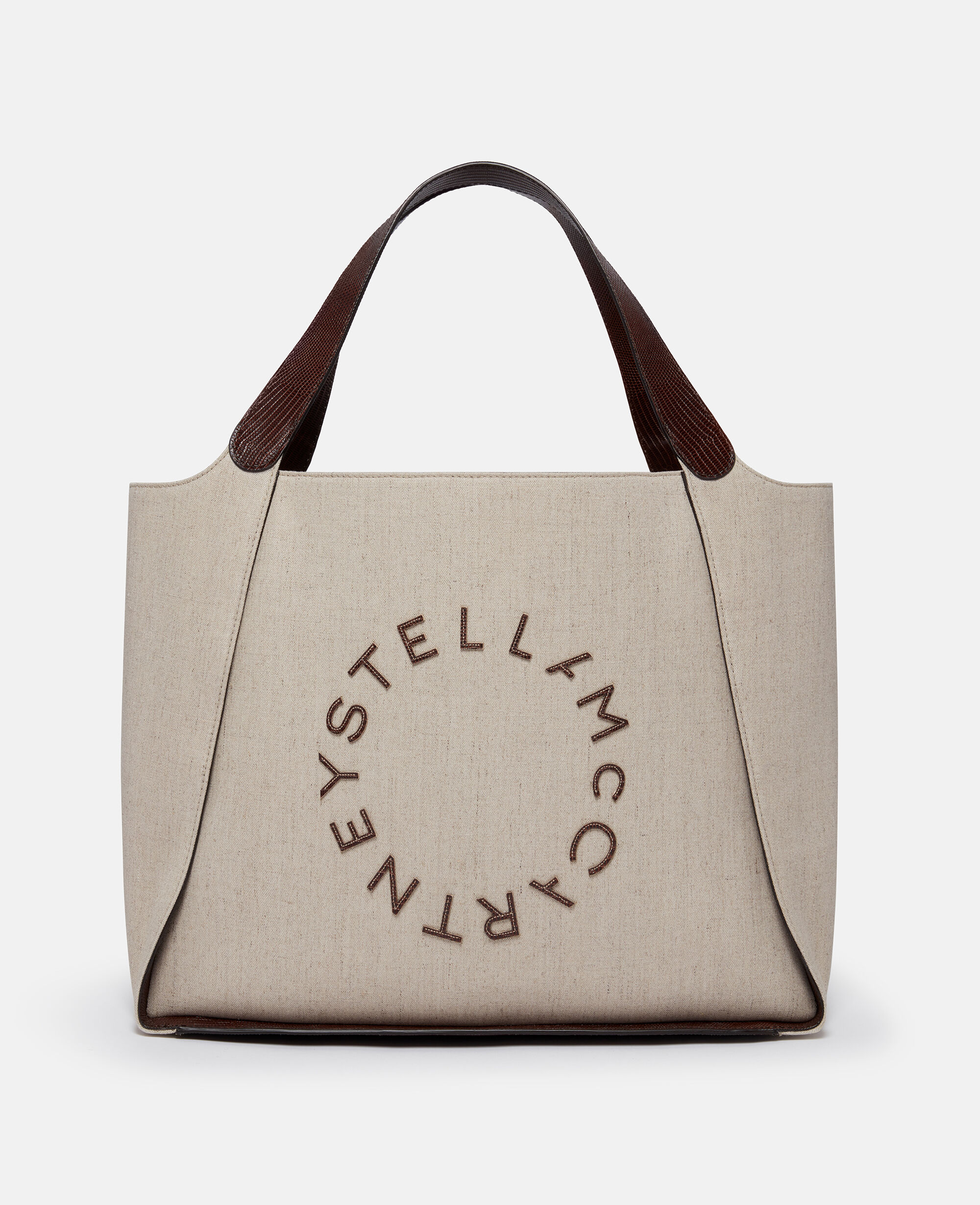 Women Birch white Logo Large Tote Bag Stella McCartney ES