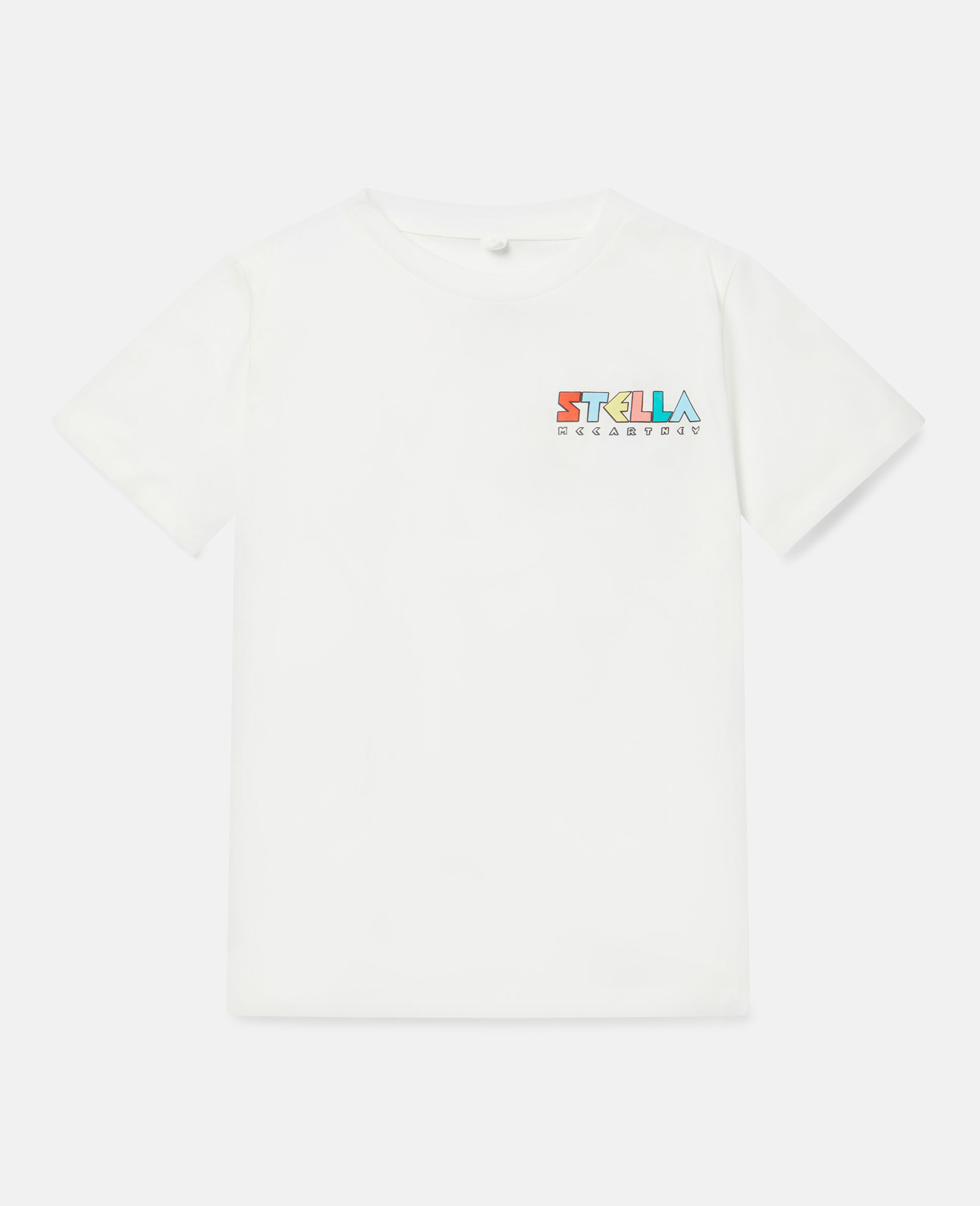 Fantasia Mickey Print Cotton T‐Shirt-White-large image number 0