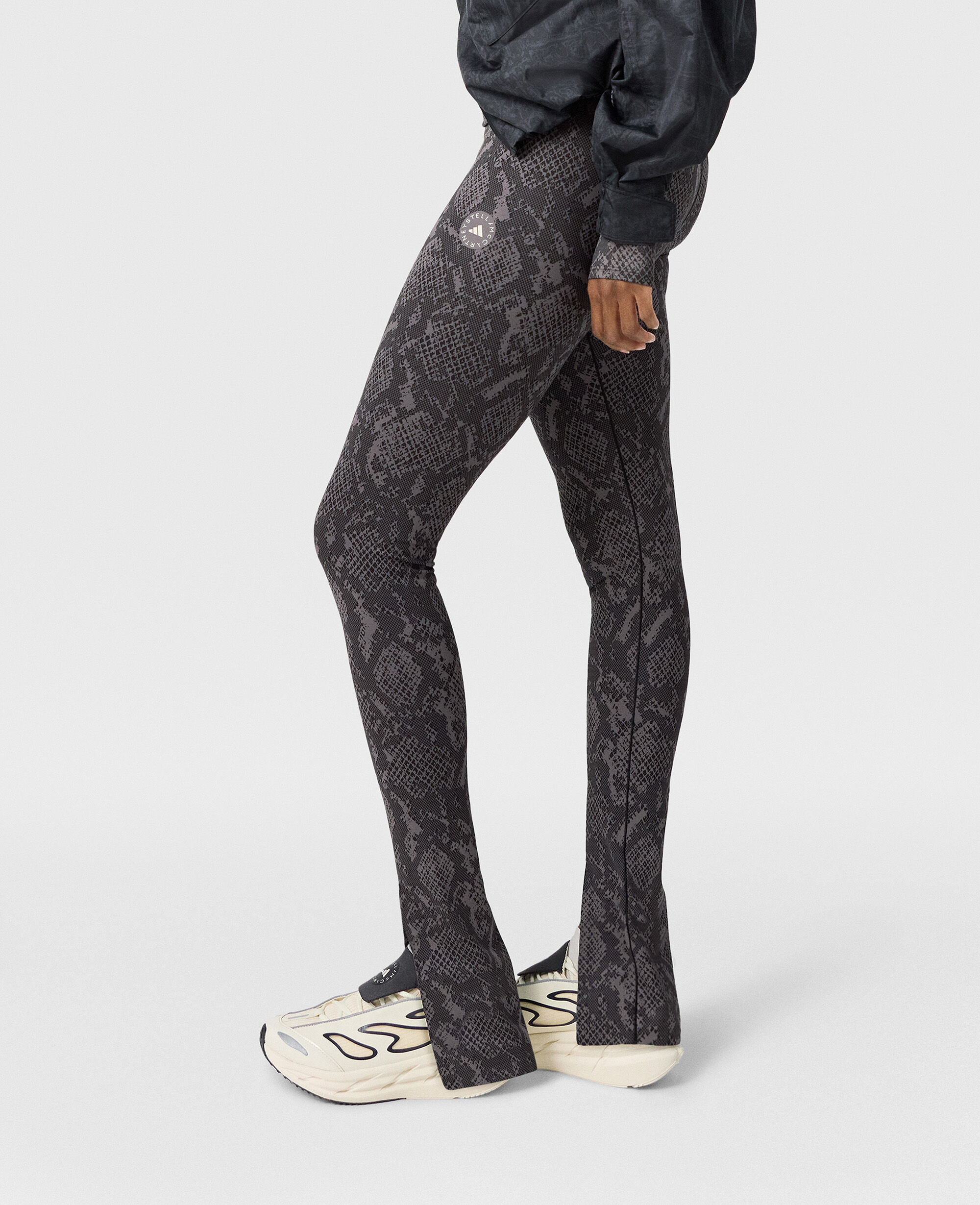 アディダス×ステラRolltop Splitcuff Leggings Printed選択２色 adidas adidas By Stella McCartney Training Rolltop Splitcuff