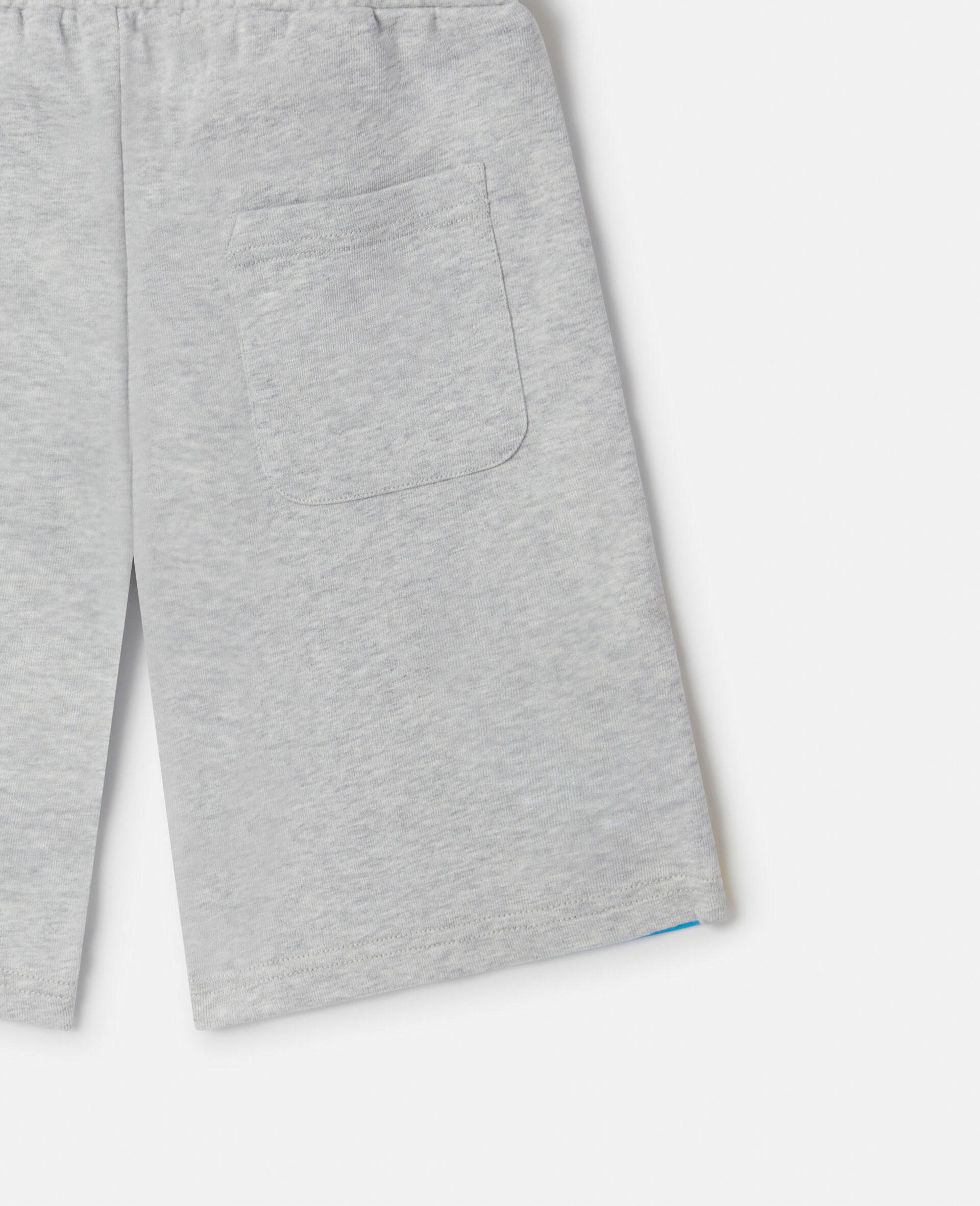 Stella Logo Active Sweat Shorts-Grey-large image number 3