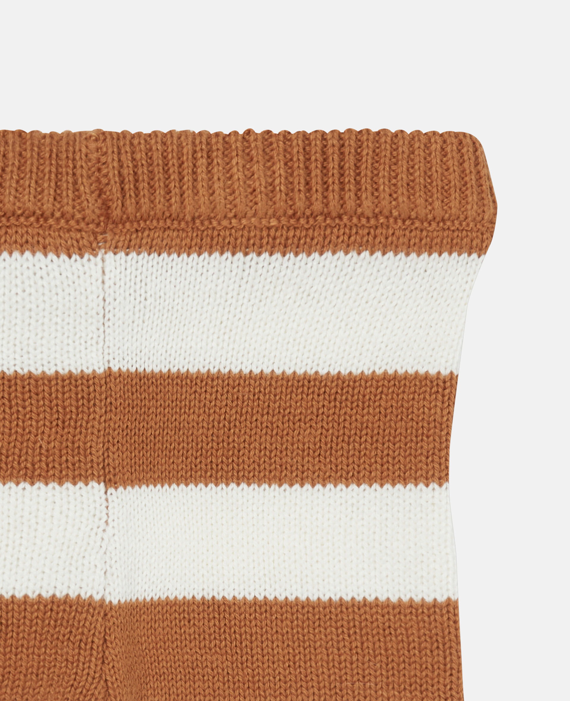 Footed Fox Knit Leggings-Multicolour-large image number 2