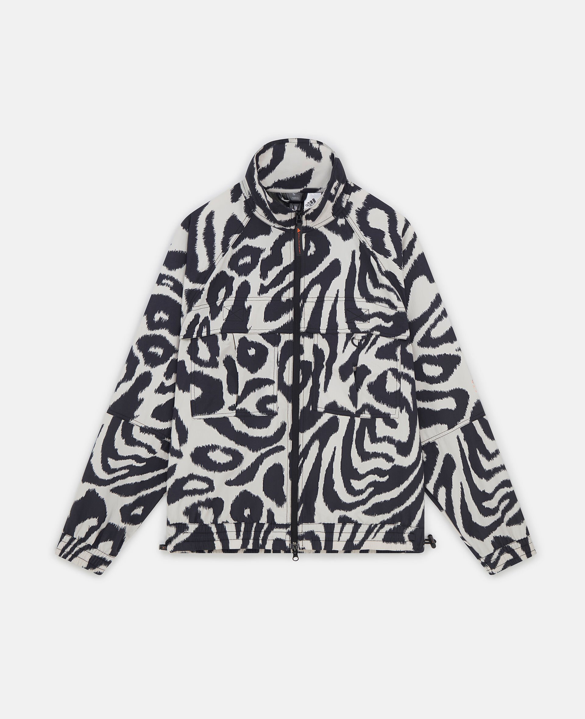 TrueCasuals Leopard Print Woven Track Jacket-Multicolour-large image number 0