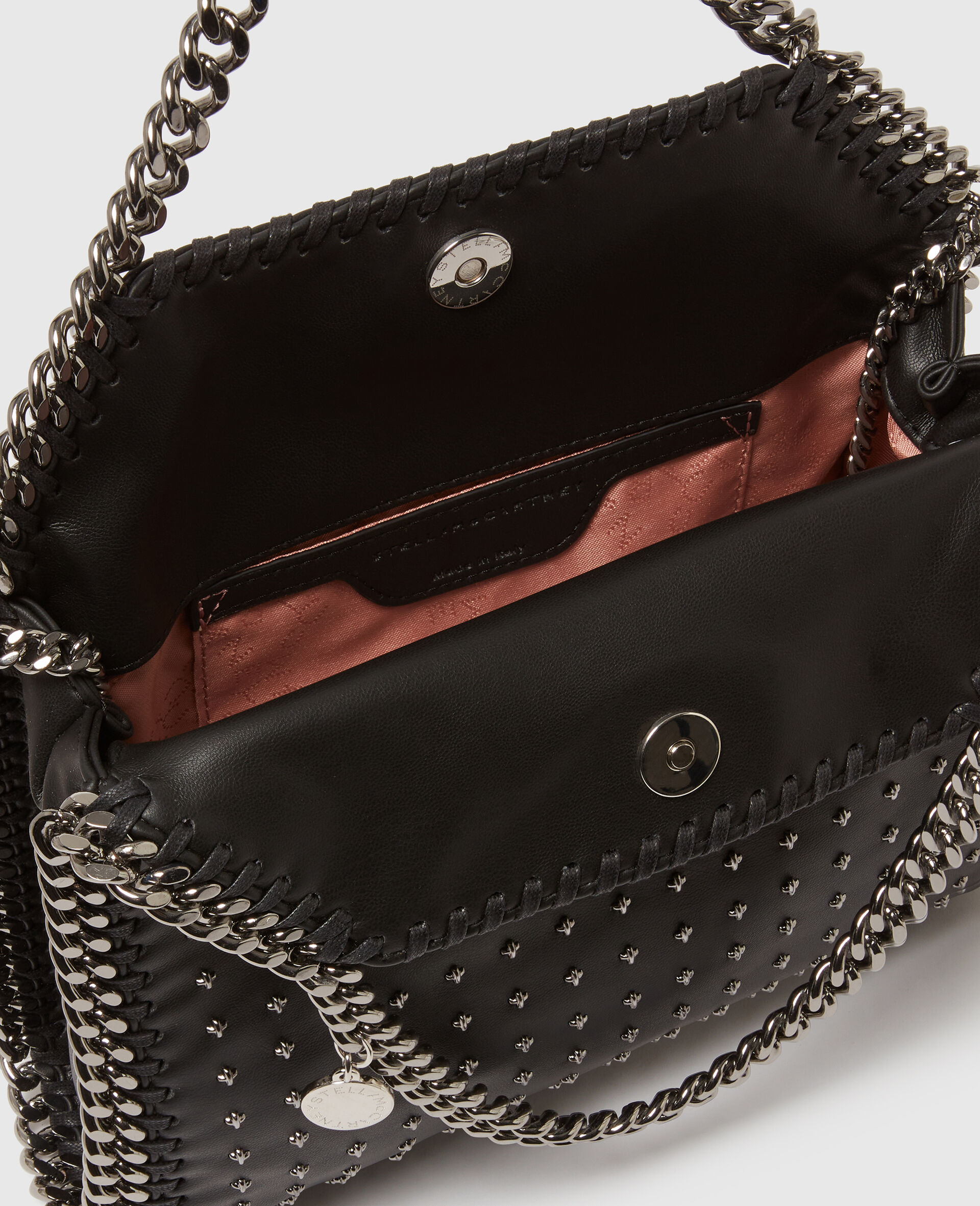 Mini cabas Falabella avec clous etoiles-Noir-large image number 4