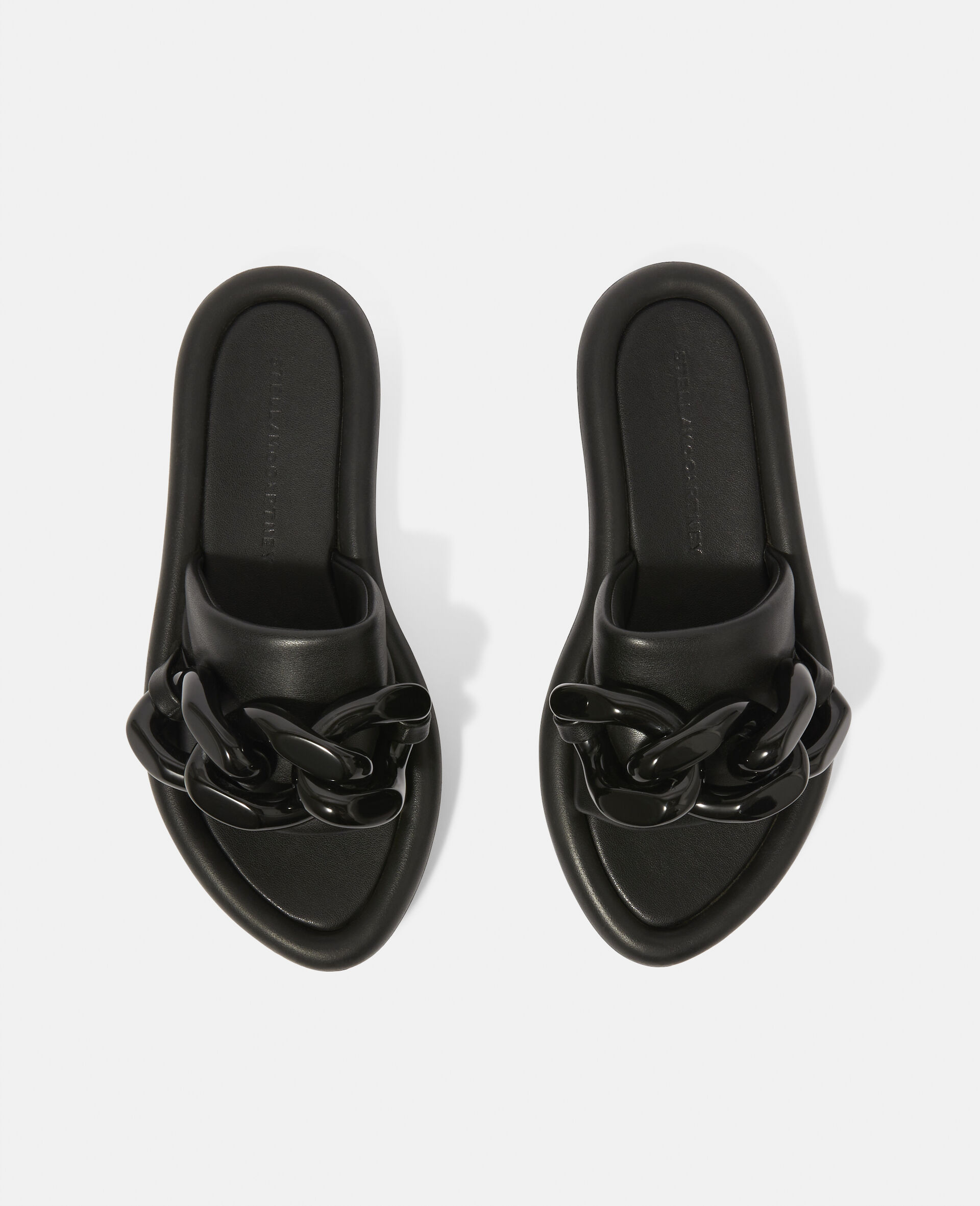 Chunky Chain Air Slides-Black-large image number 3