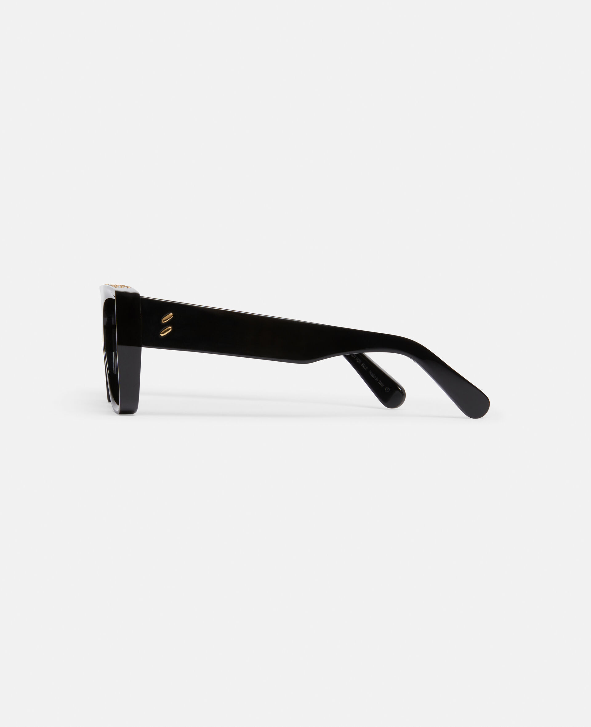 Geometric Logo Sunglasses-Black-large image number 2