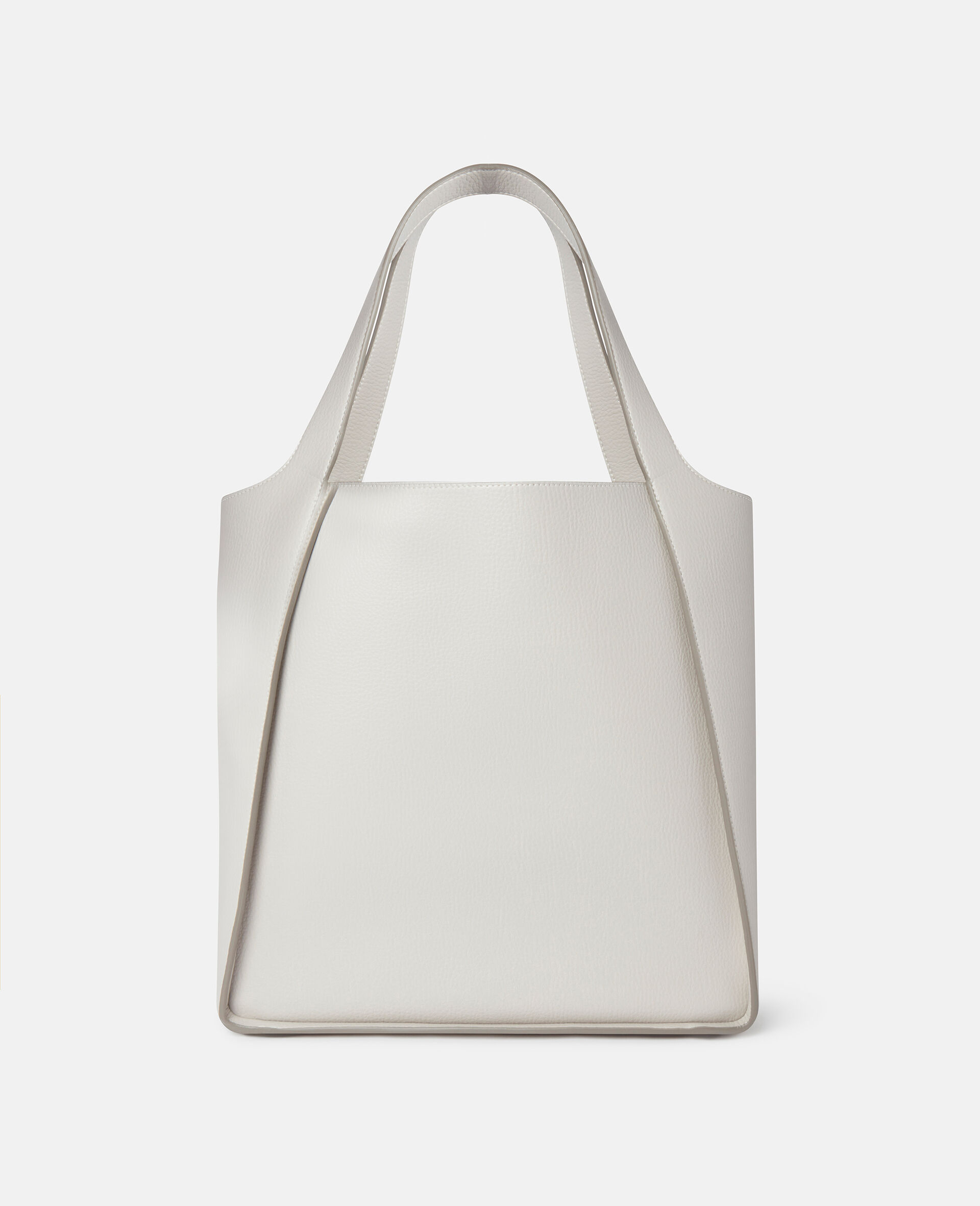 Borsa tote con logo -Cream-large image number 3