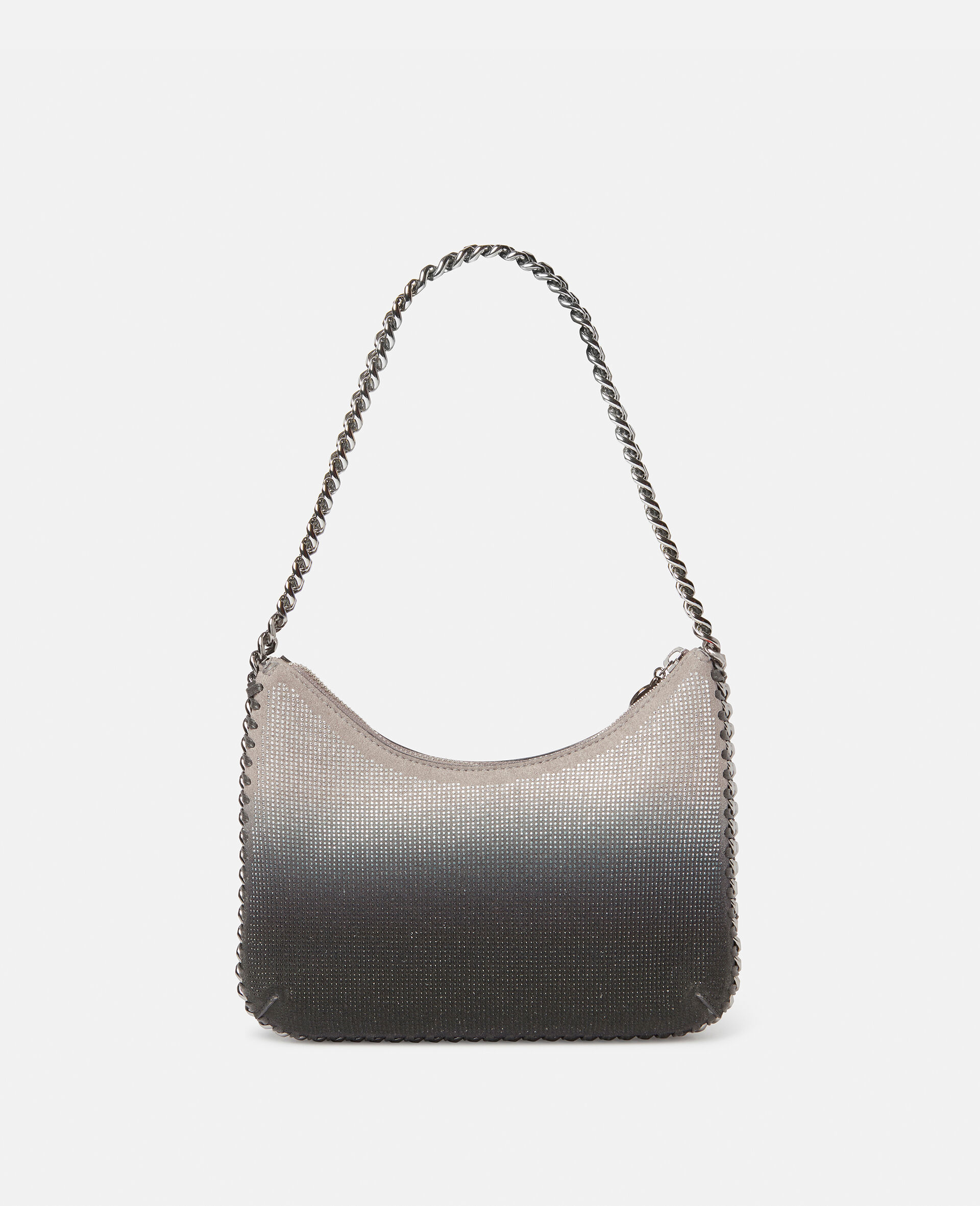 Falabella Zip Crystal Gradient Mini Shoulder Bag -Grey-large Falabella Zip Crystal Gradient Mini Shoulder Bag -Grey-large image number 3