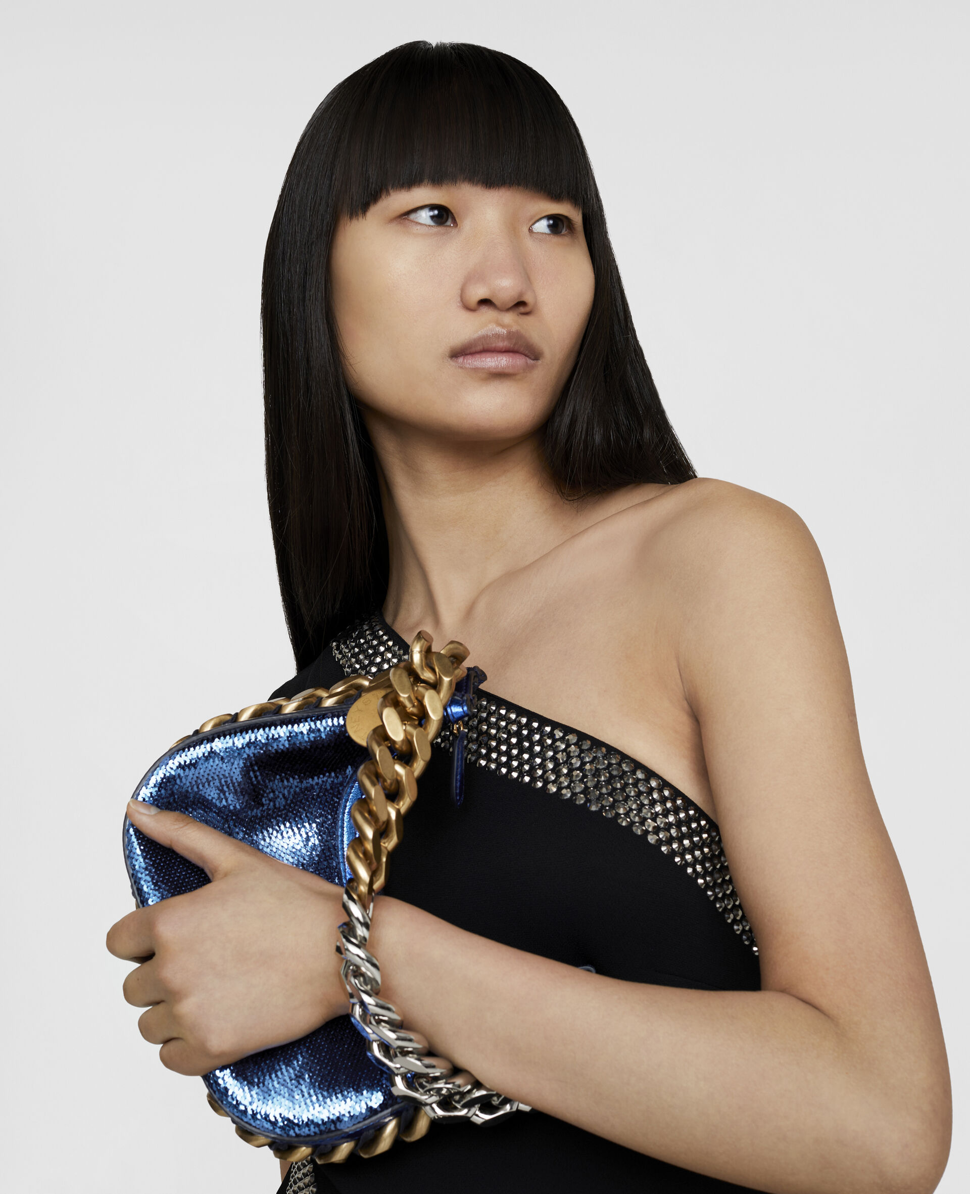 Frayme Zipit亮片迷你肩背包-黑色-large Frayme Zipit亮片迷你肩背包-黑色-large image number 1