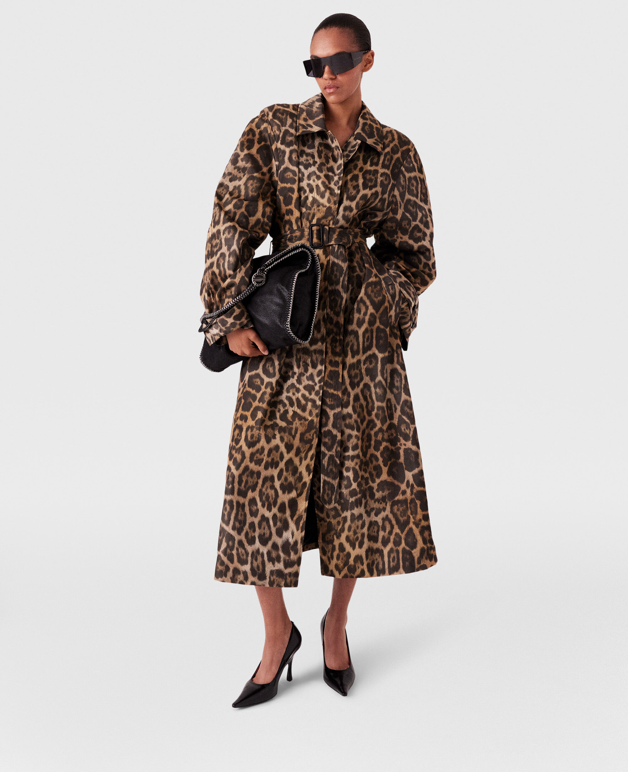 Women レオパードプリント レオパード ベルテッド トレンチコート | Stella McCartney JP