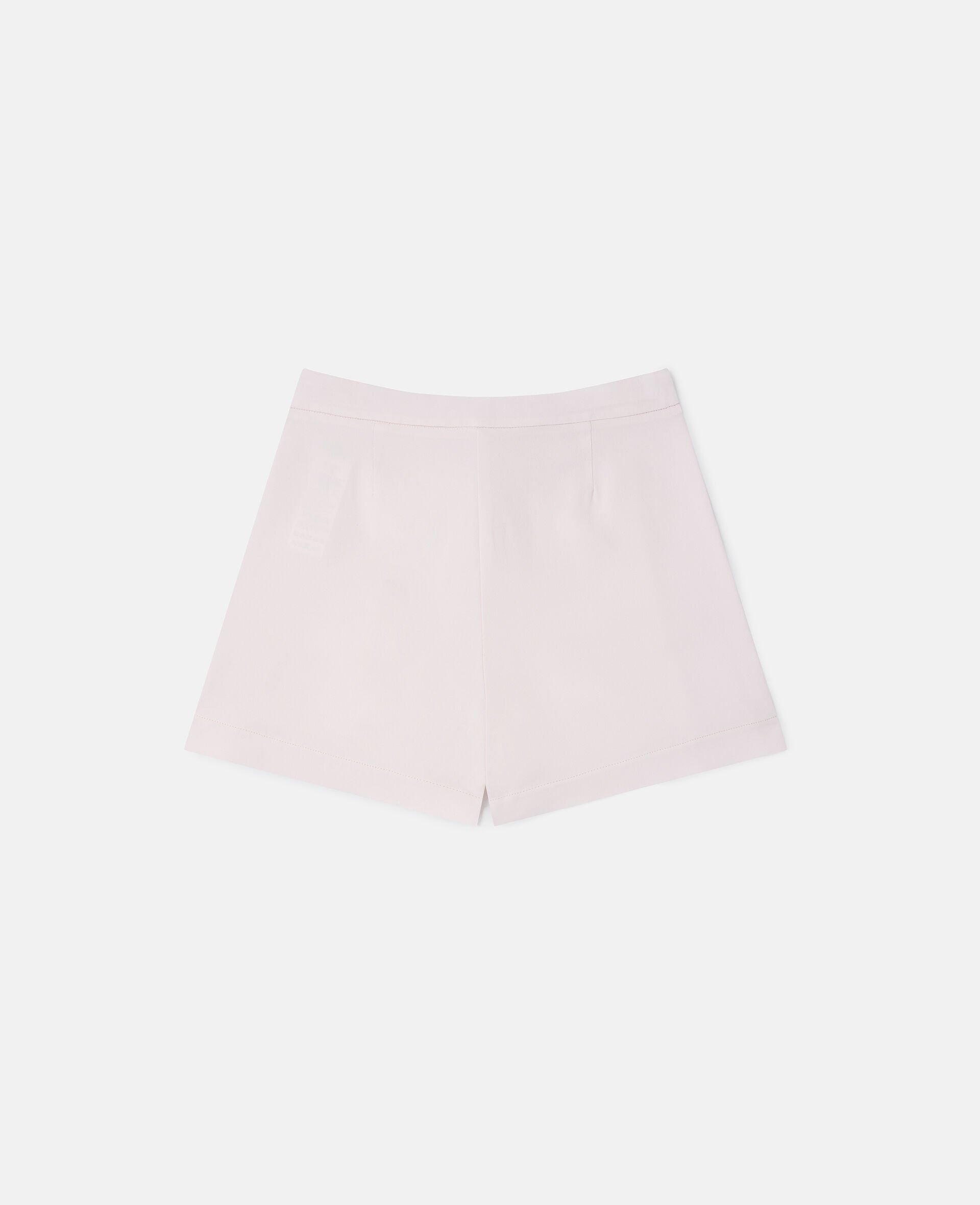 Tailored Pleated Shorts-Pink-large image number 2