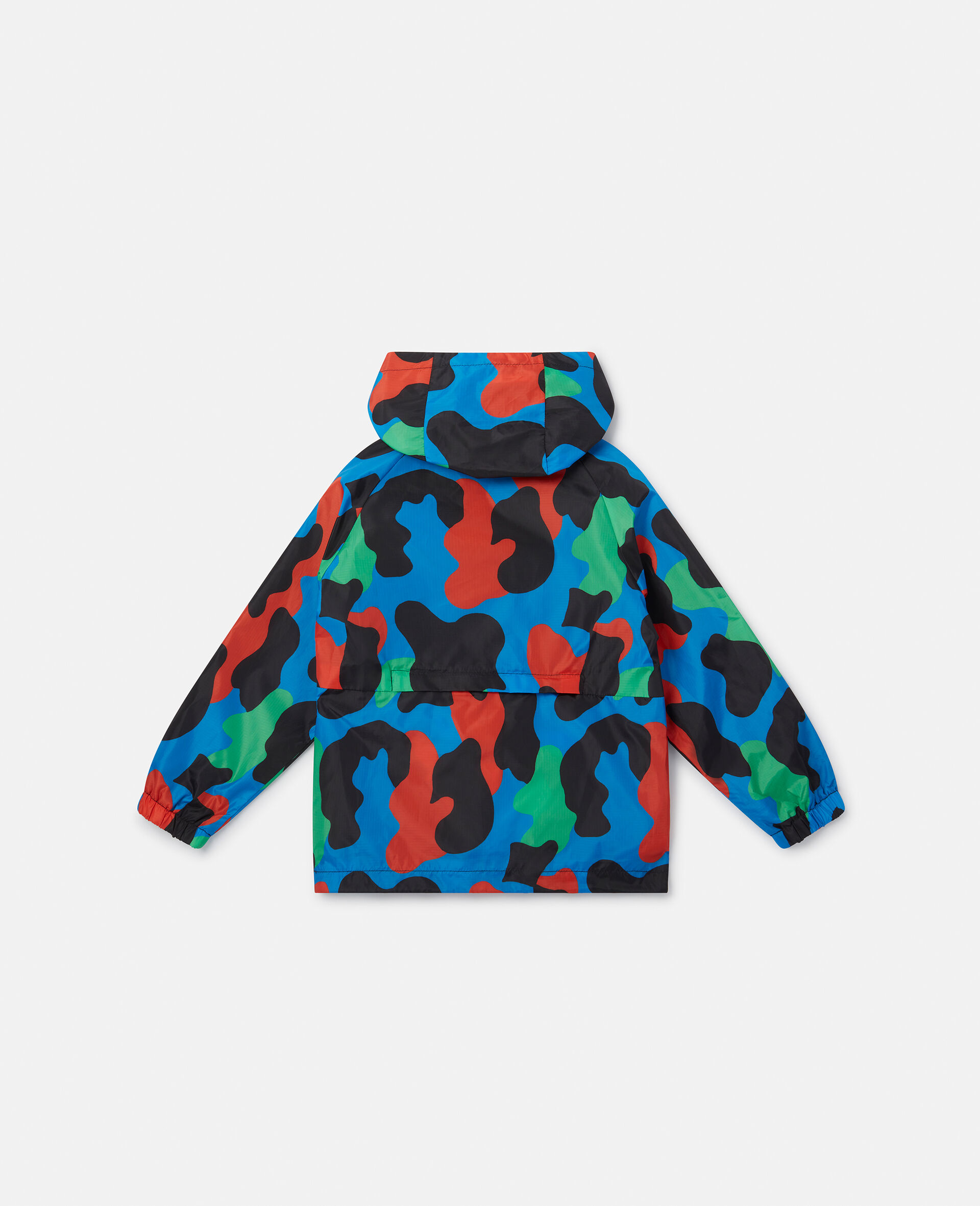 Camouflage Print Hooded Jacket-Multicolour-large image number 2