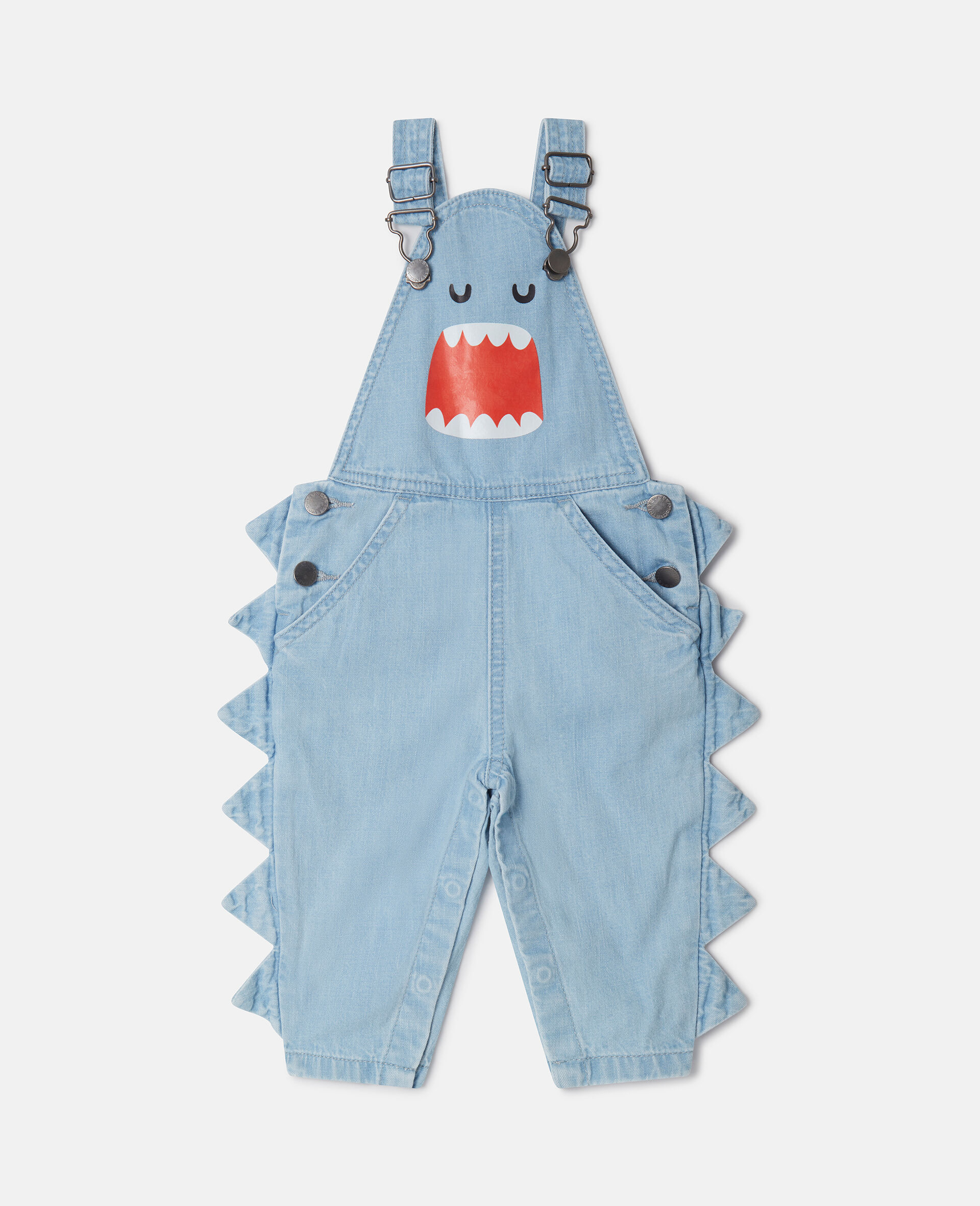 Shark Face Dungarees-蓝色-large image number 0