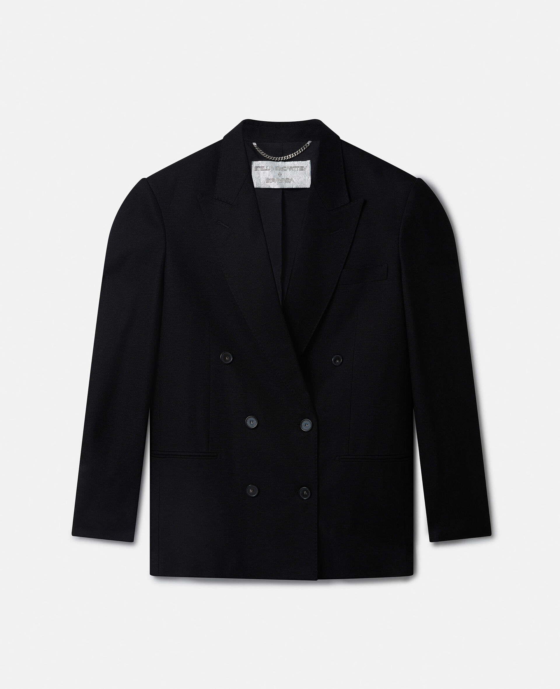 Sexy Robot Graphic Tuxedo-Lapel Blazer-Multicoloured-large image number 0