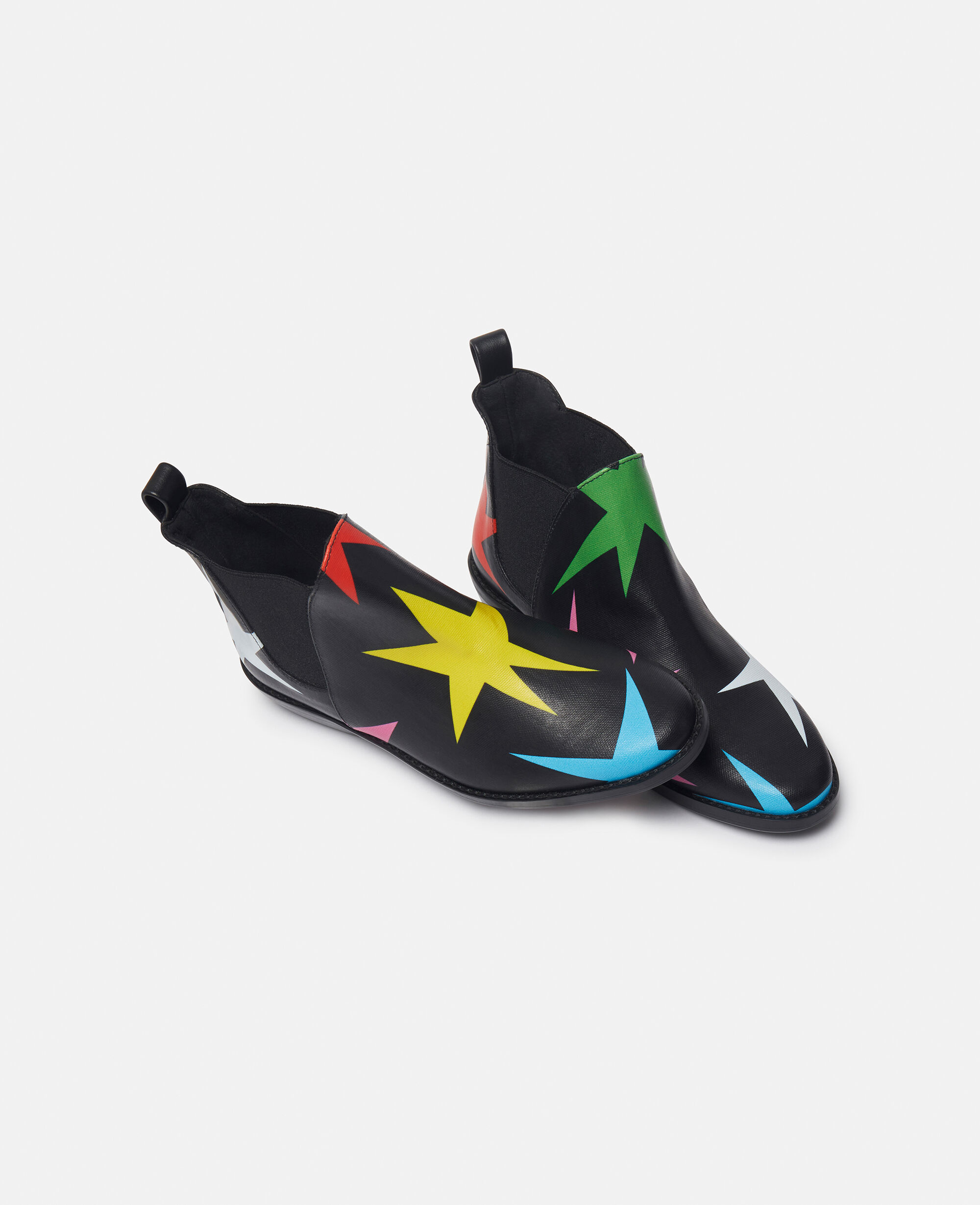 Women Multicolour Star Pattern Ankle Boots | Stella McCartney CY