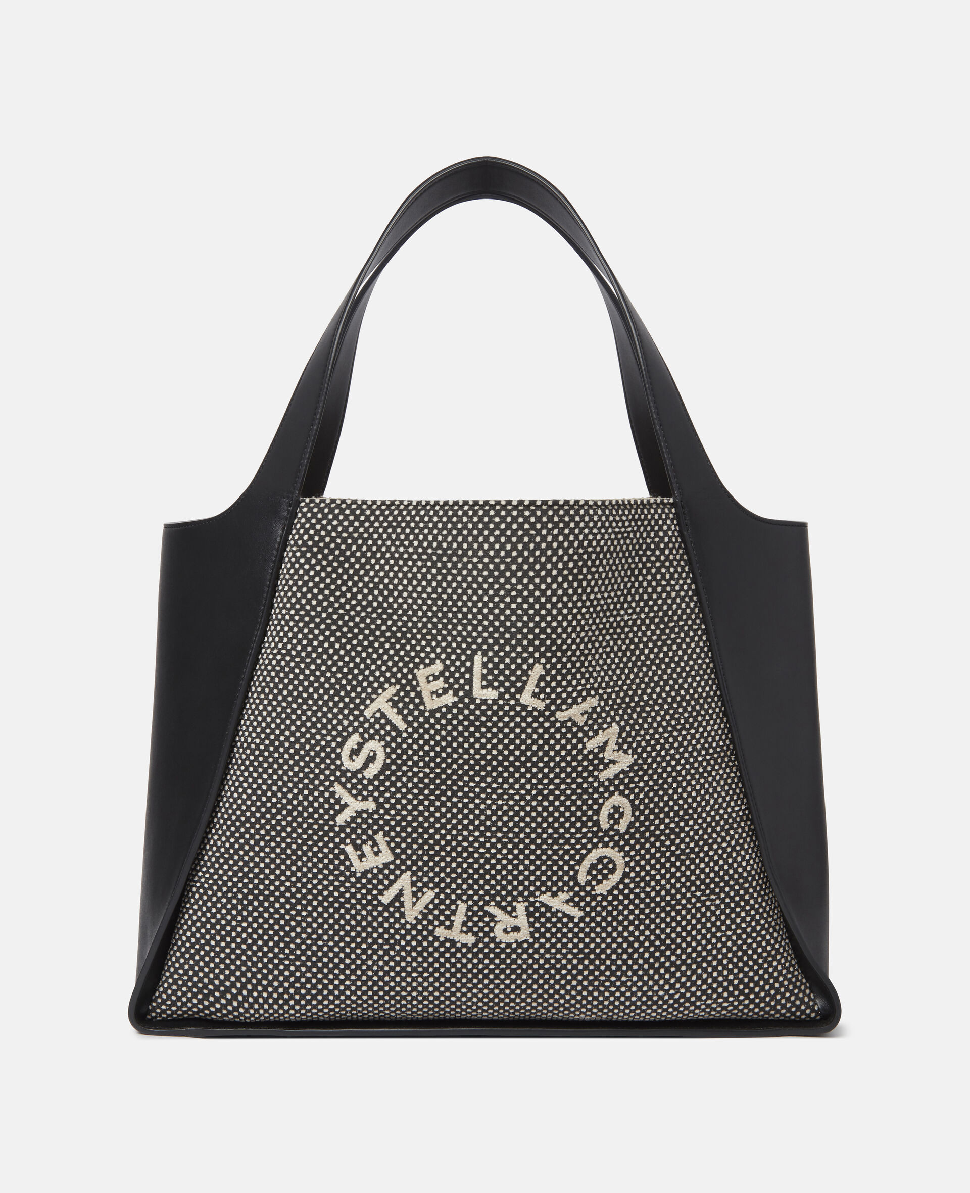 Stella Logo Tote Bag-Beige-large Stella Logo Tote Bag-Beige-large image number 0