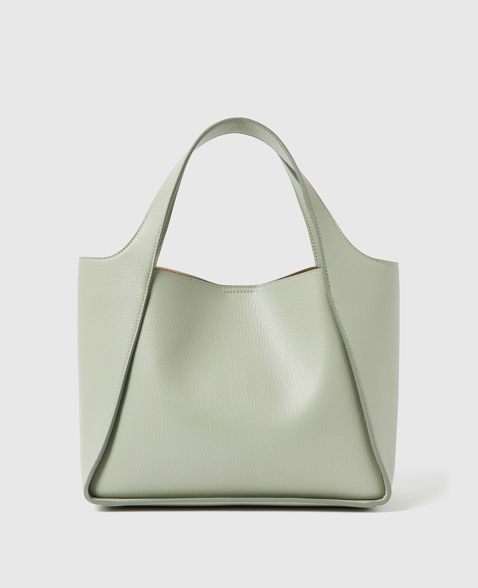 Logo Crossbody Tote Bag-Green-medium