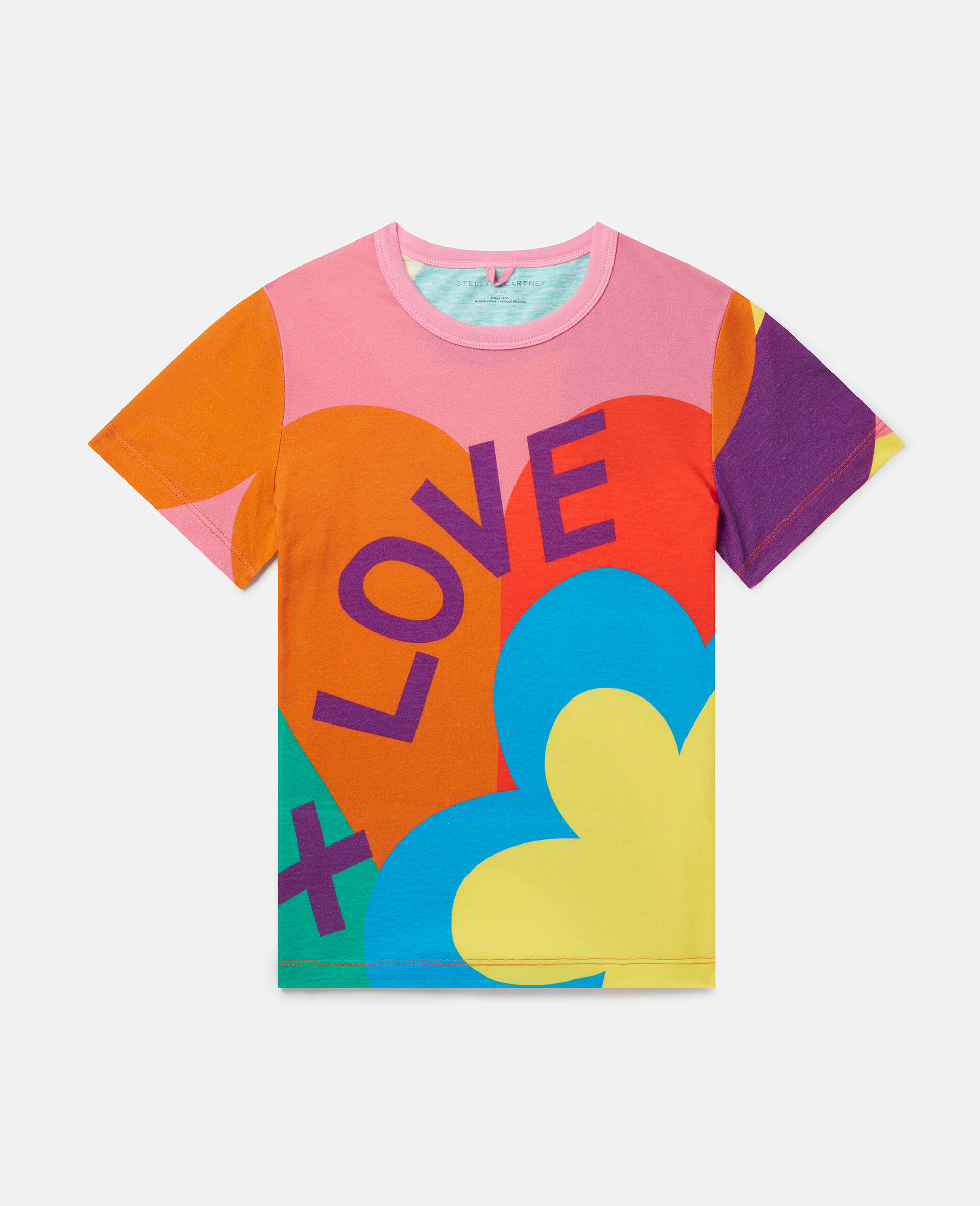 T-Shirt mit Love-Grafik-Bunt-large image number 0