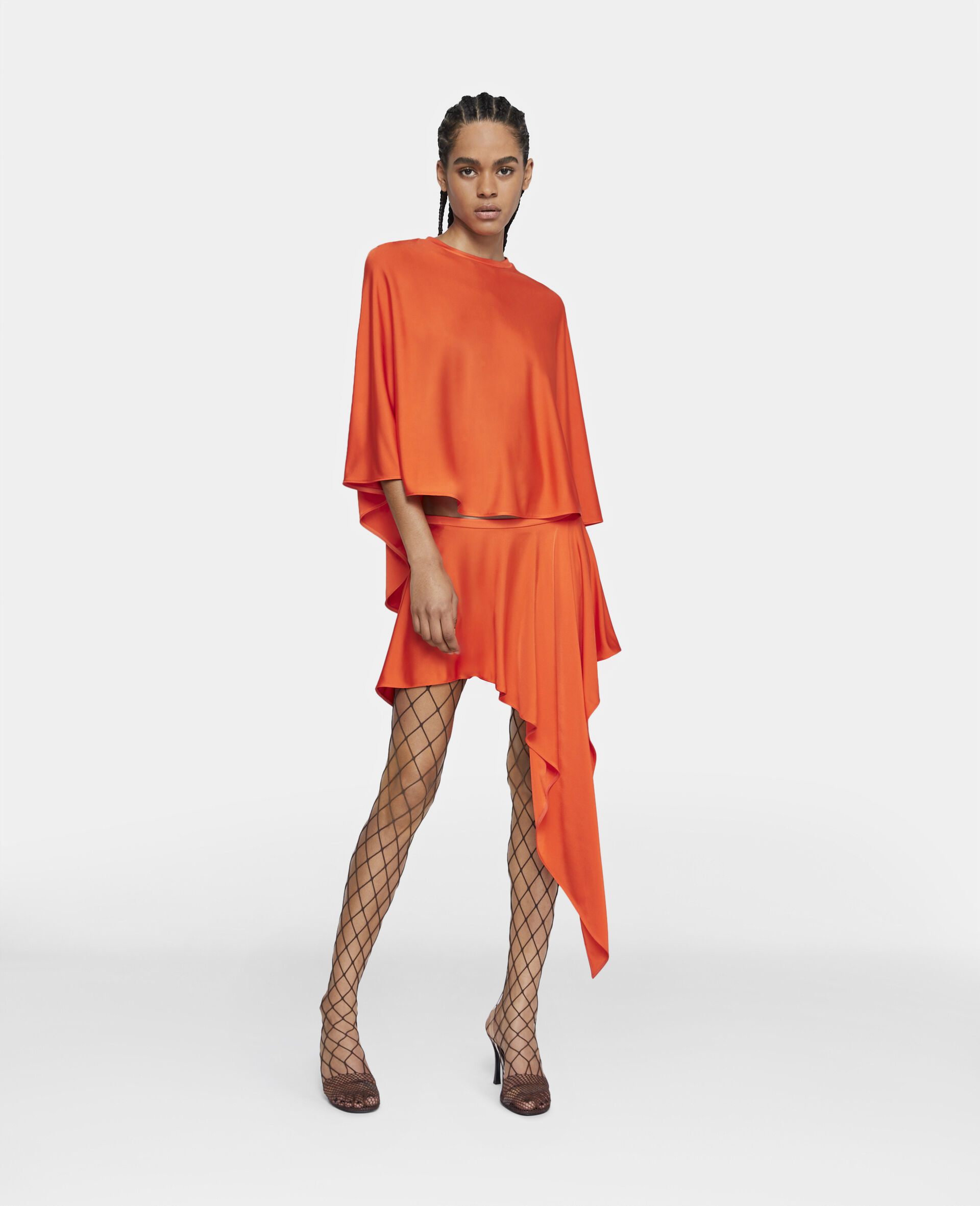 Asymmetric Skirt-Orange-large image number 1