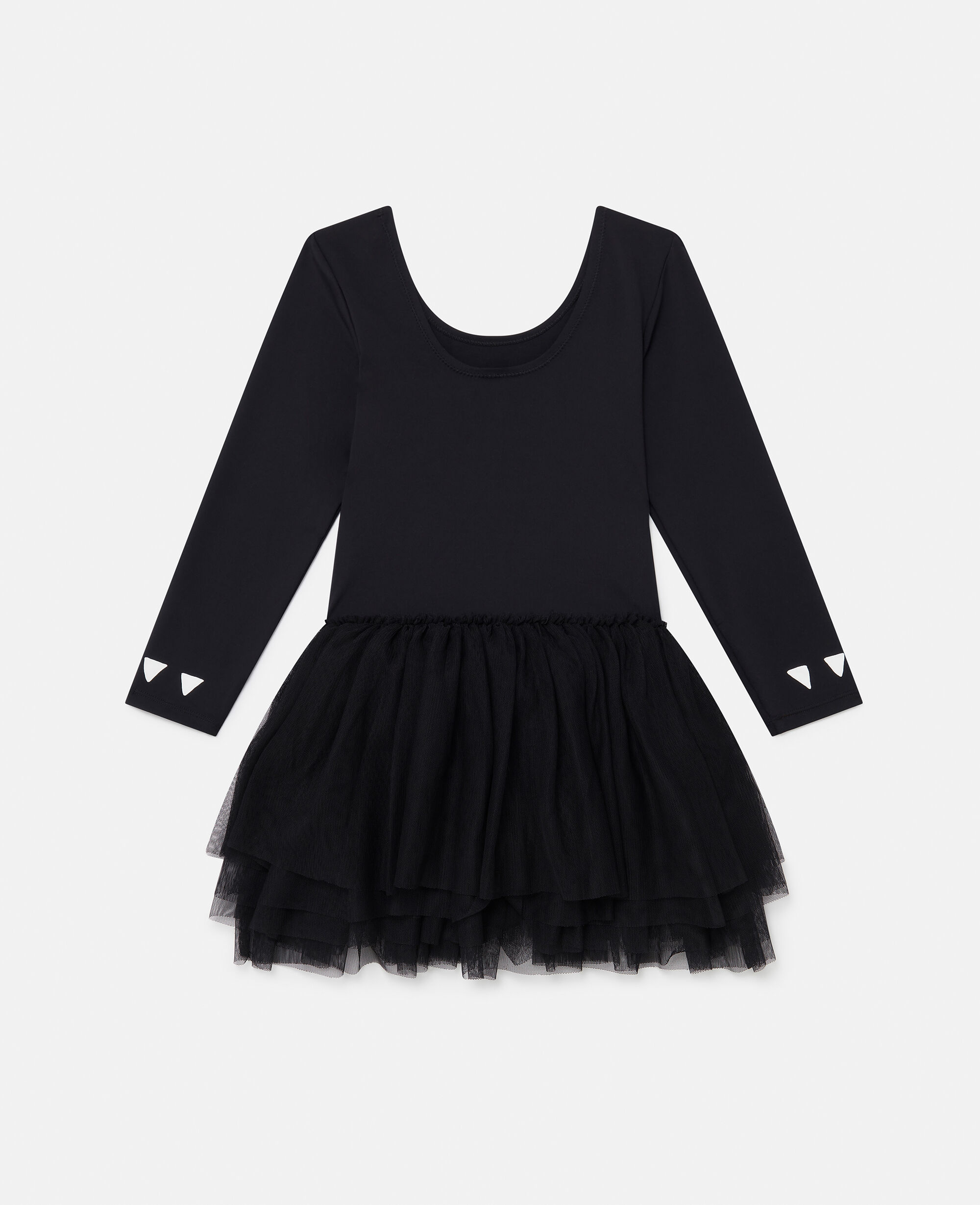 Women ブラック スプーキー キャット チュールドレス | Stella McCartney JP