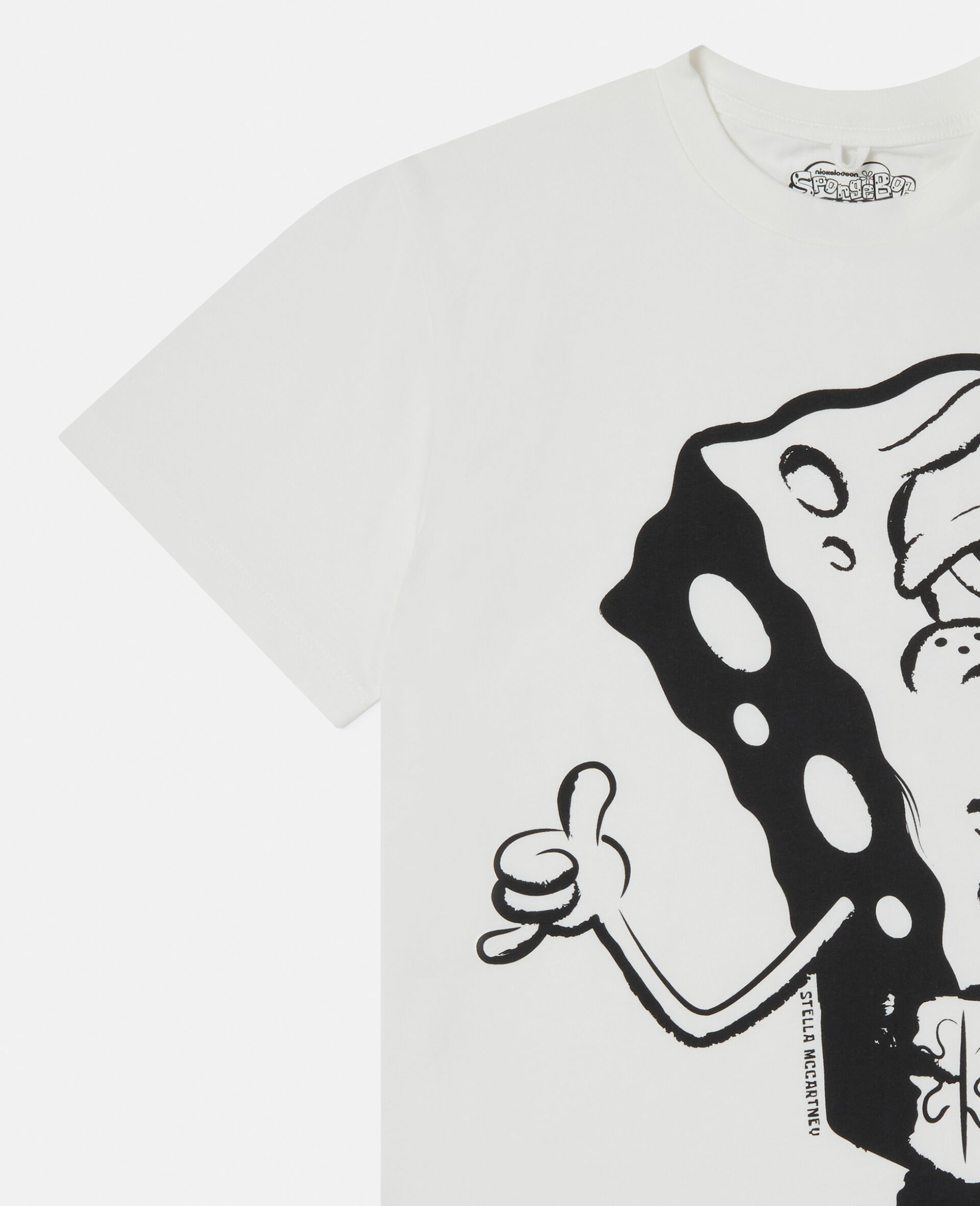 SpongeBob Graphic T-Shirt -Cream-large image number 1