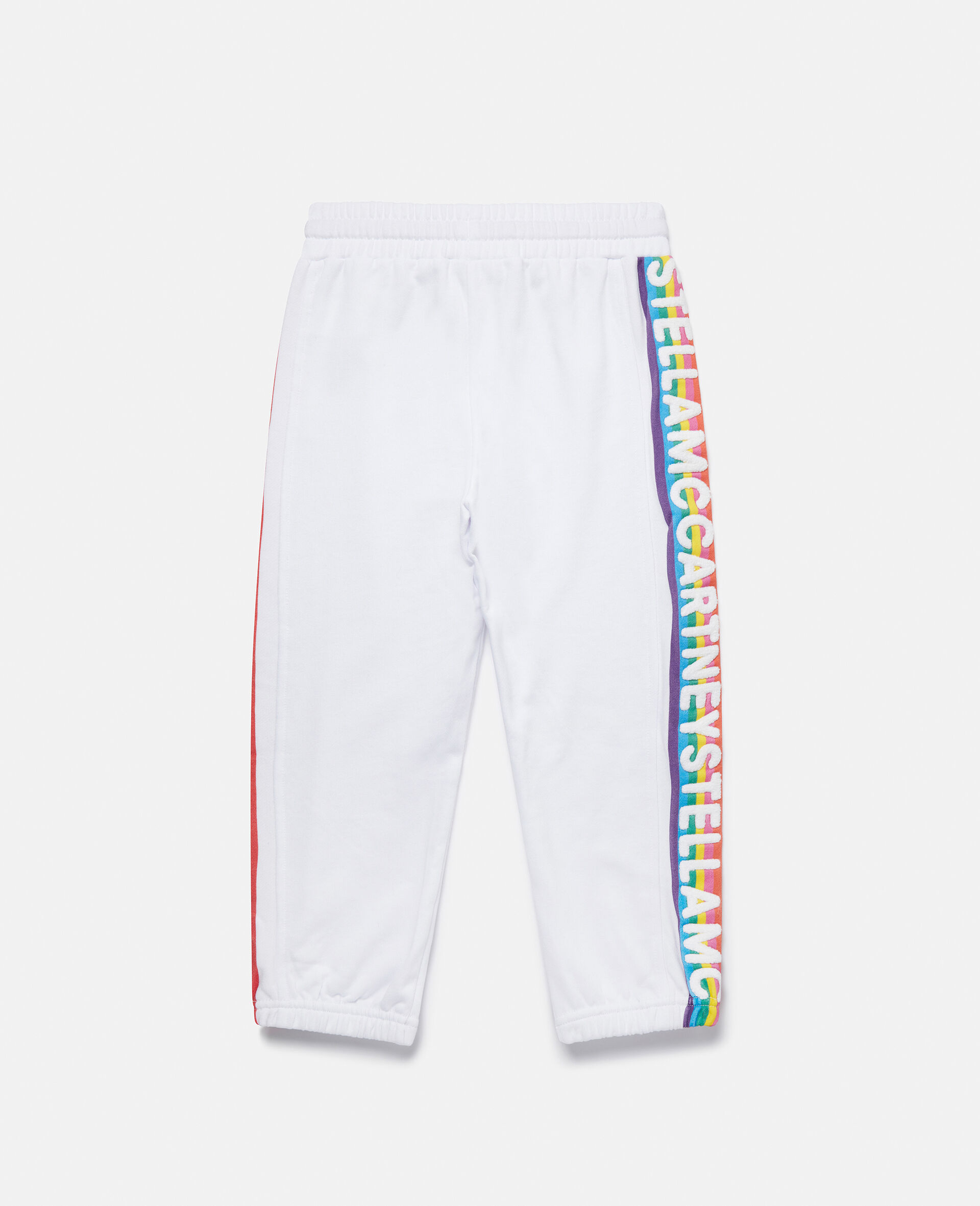 Rainbow Logo Tape Joggers-White-large Rainbow Logo Tape Joggers-White-large image number 2