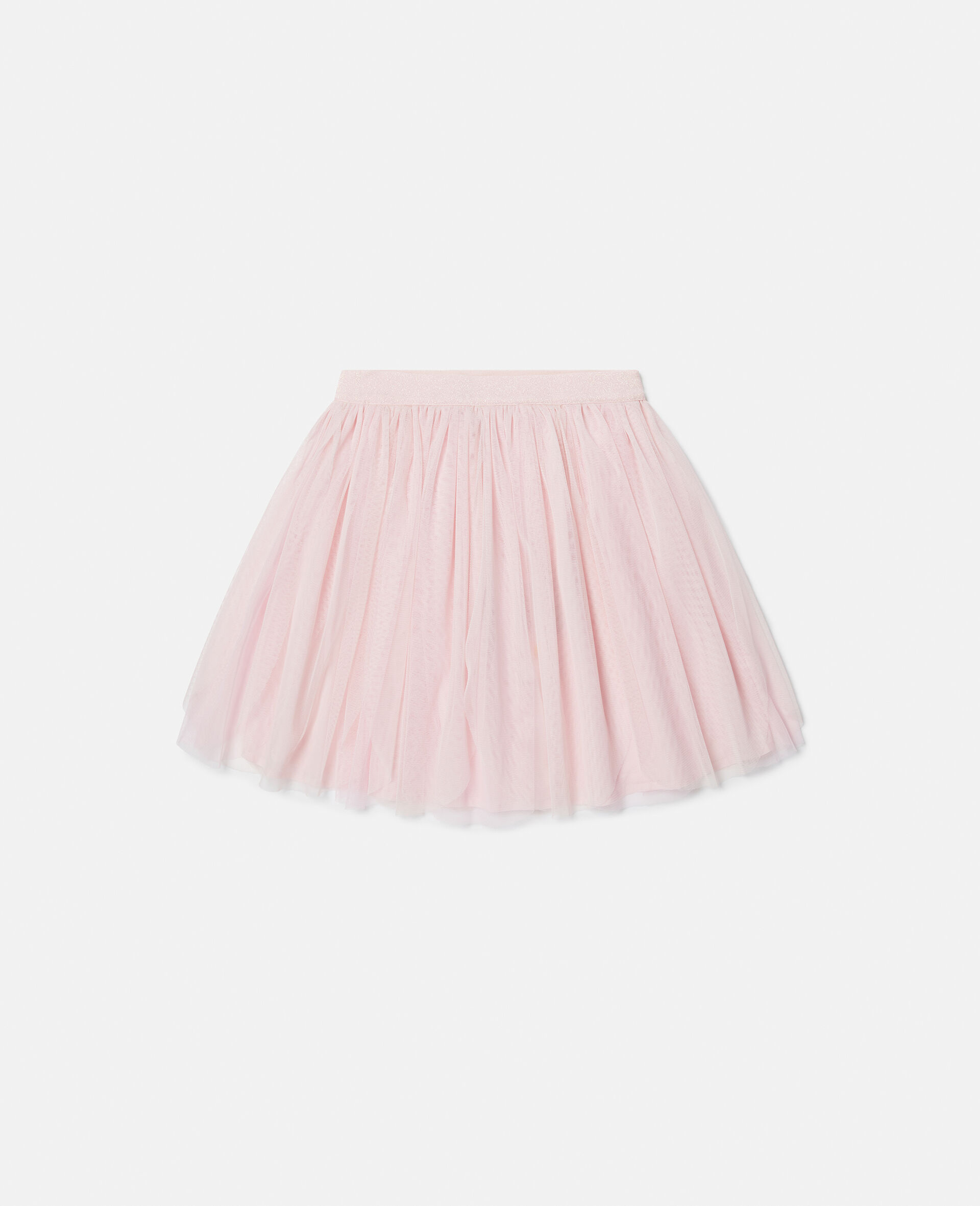 Elasticated Layered Tulle Skirt-Pink-large image number 0