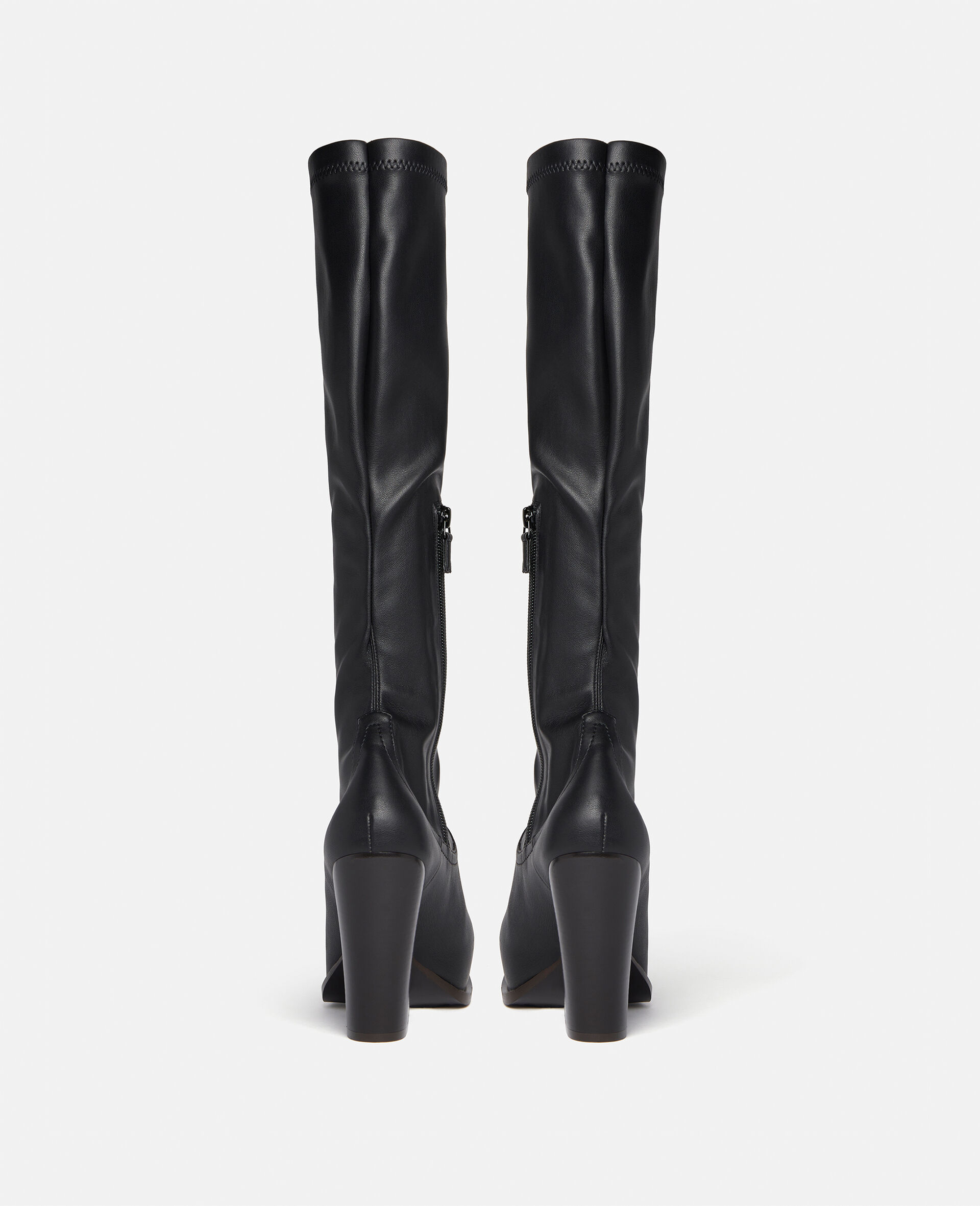 Cowboy Knee-High Boots-Black-large image number 3