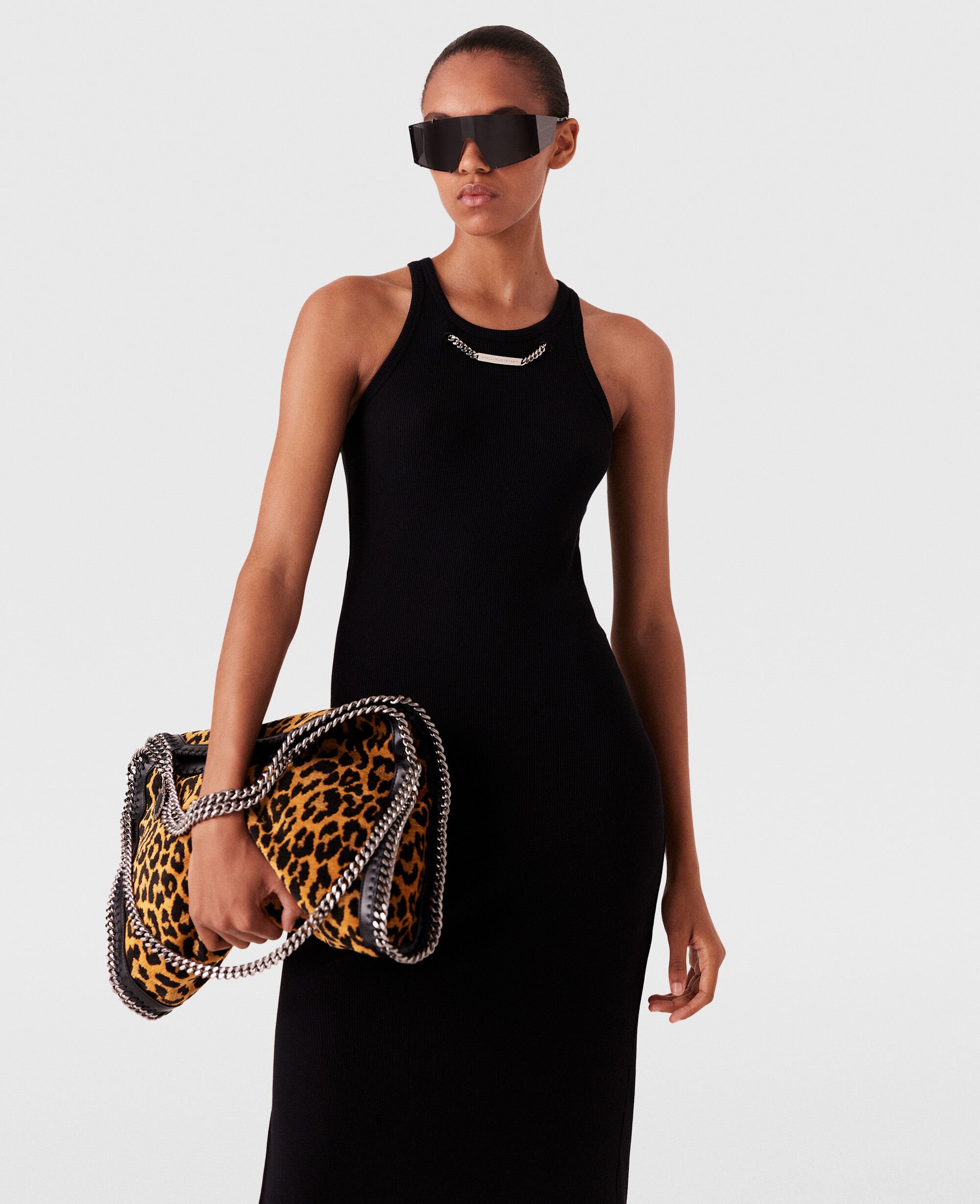 STELLA McCARTNEY Chain Tank Dress ワンピース ブラック Stella McCartney Chain Tank Dress | Black | FARFETCH BN