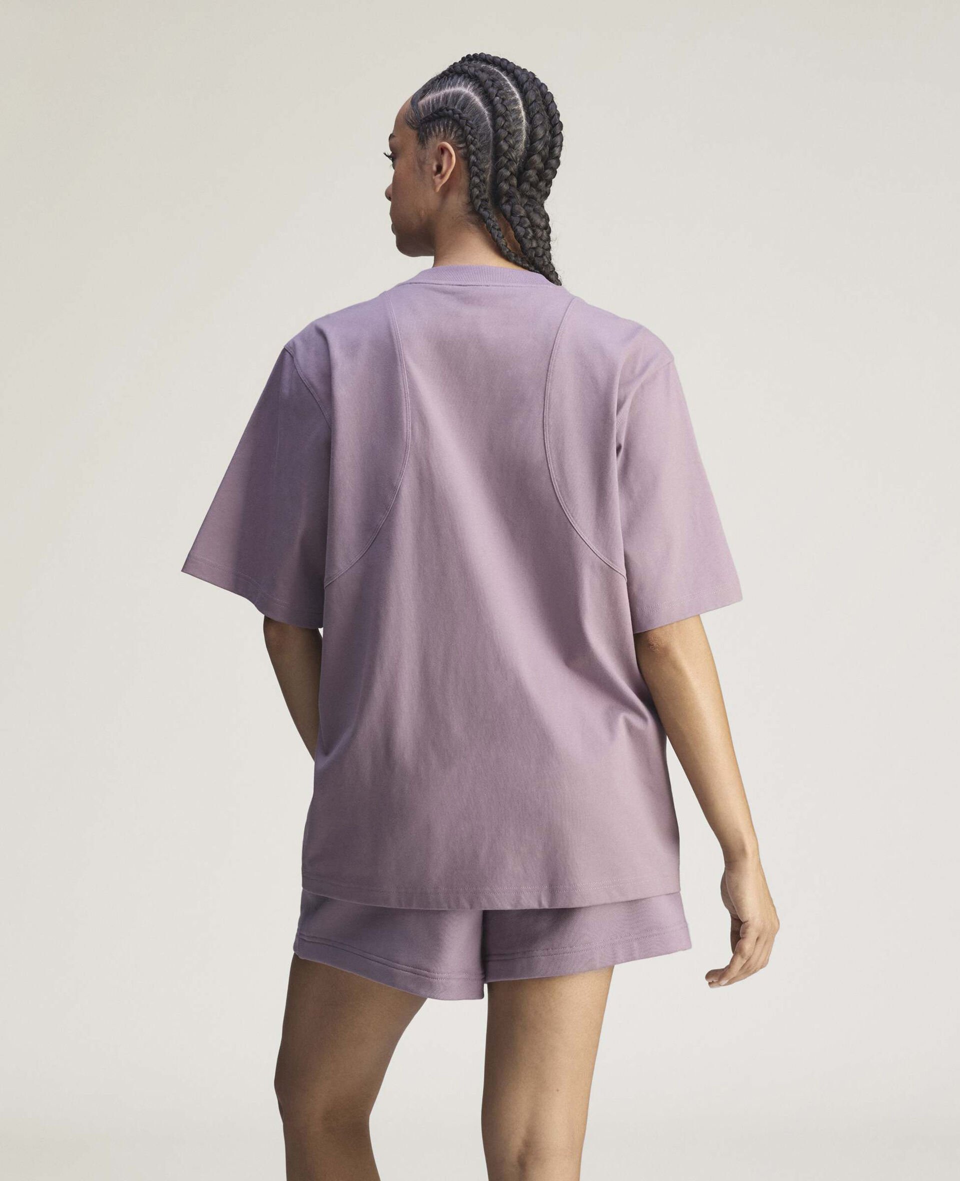 Logo Oversized T-Shirt-Purple-large image number 3