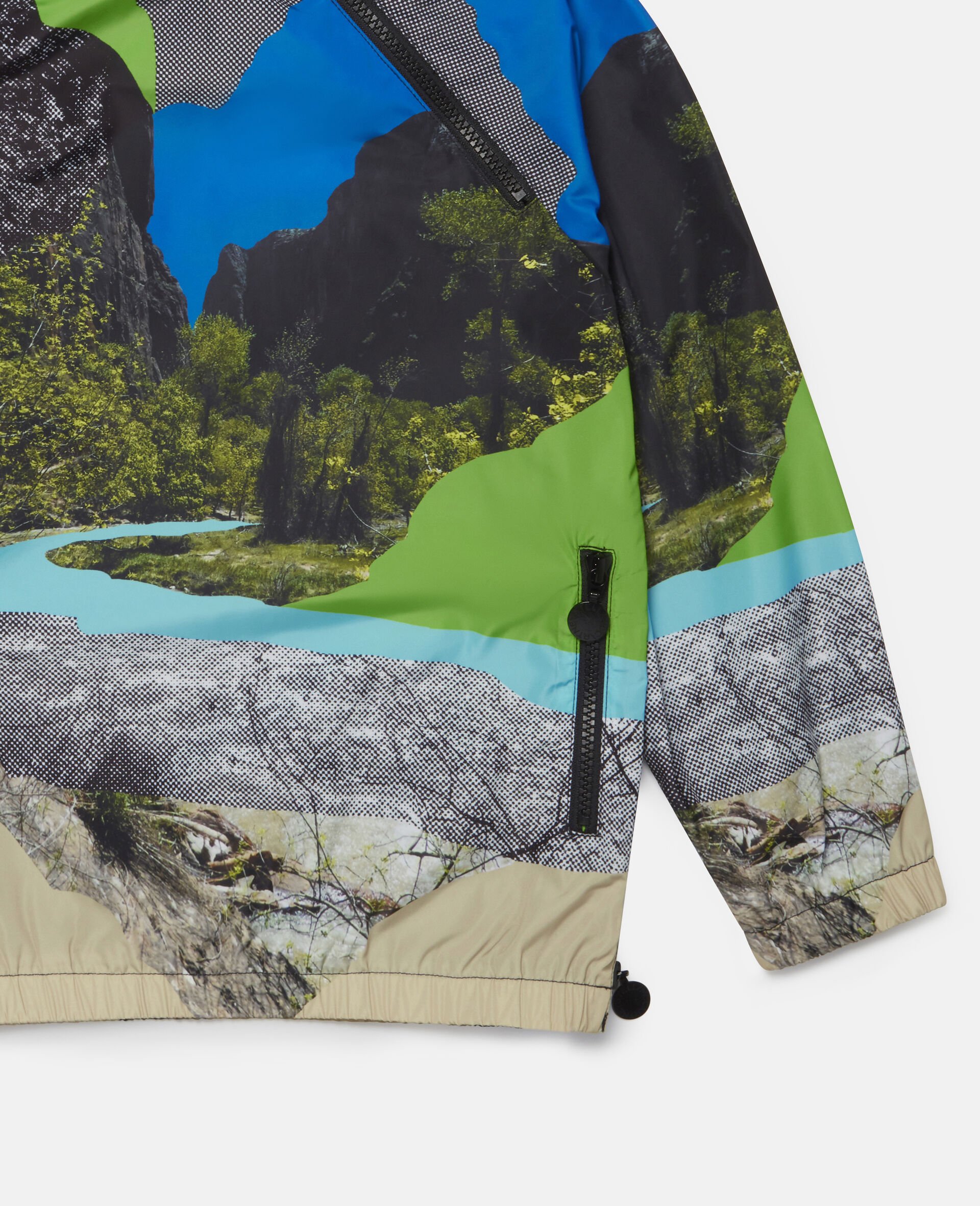 Landscape Hooded Jacket-Multicolour-large image number 2