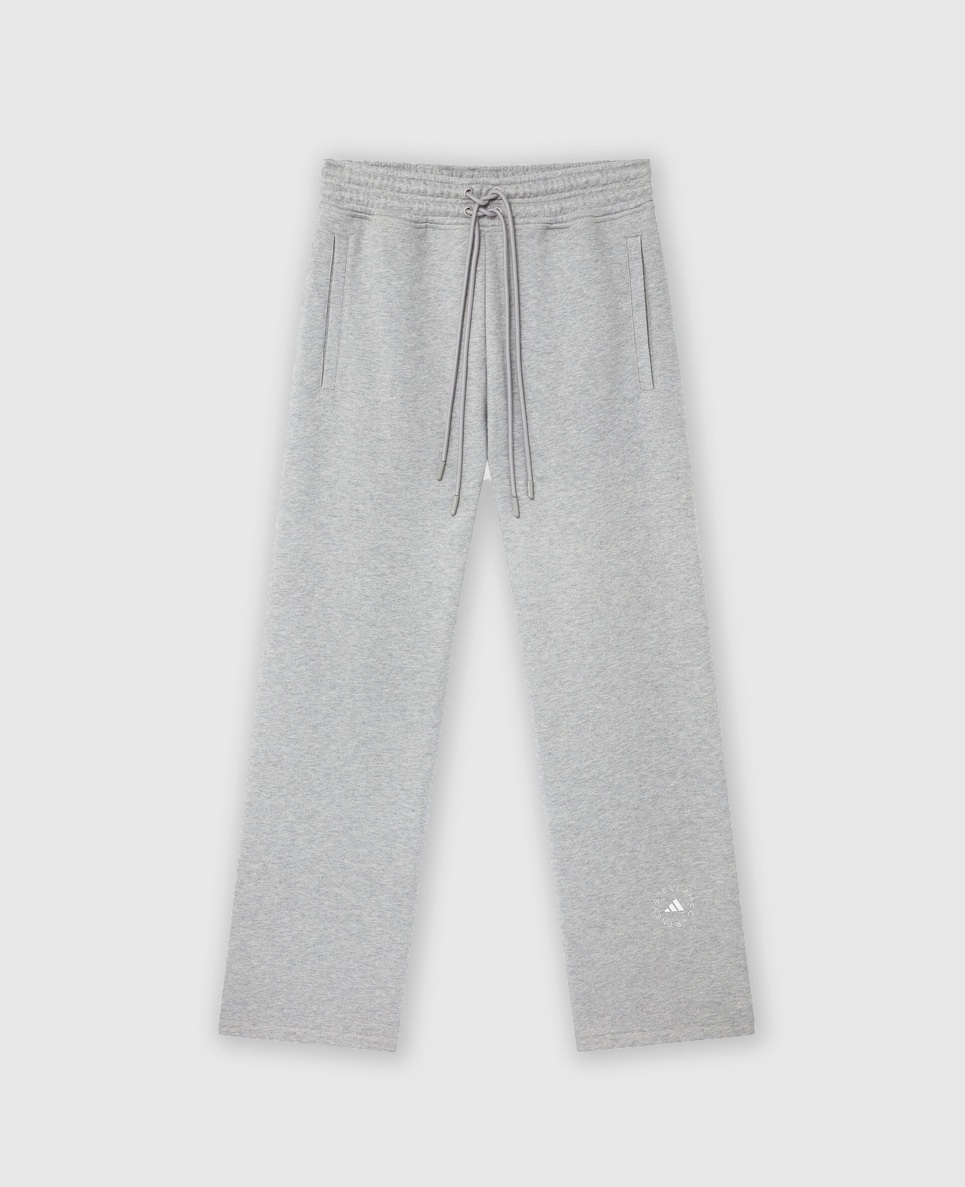 Logo Straight-Leg Sweatpants-Grey-large image number 0