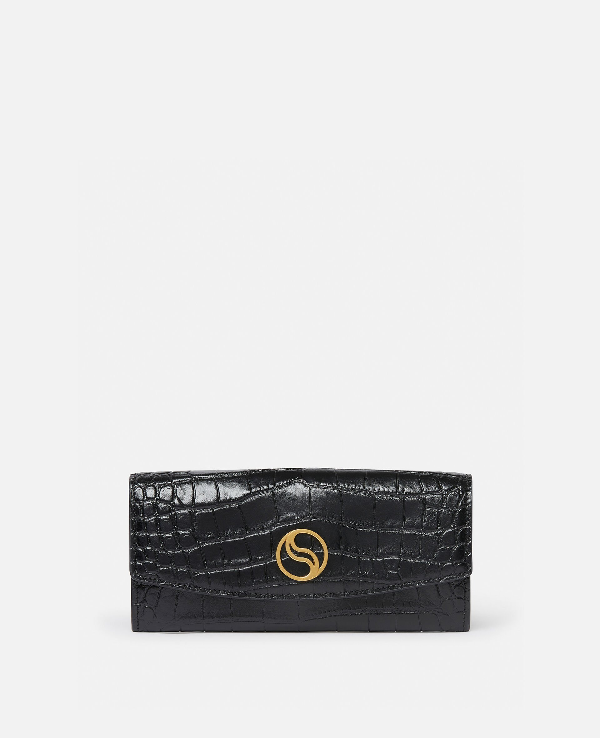 S-Wave Croc-Effect Continental Wallet-Multicolour-large image number 0