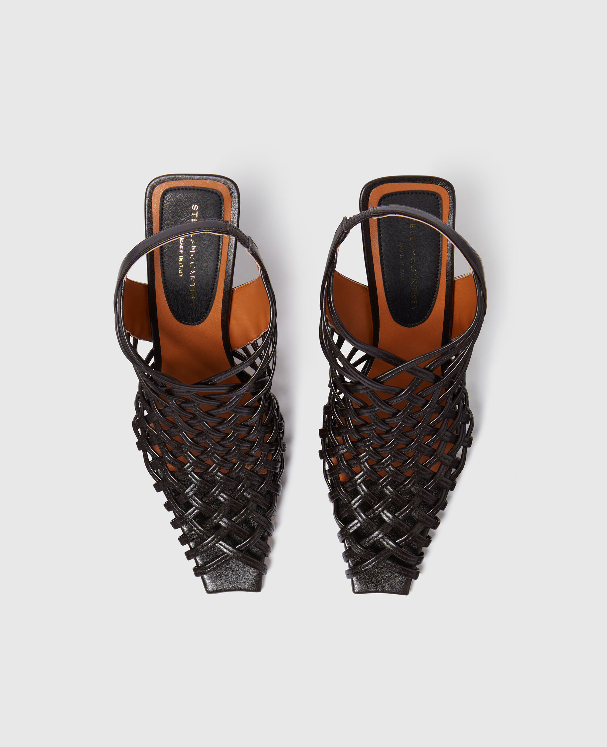 【オンライン限定商品】  Stella Brown Women Spur MT McCartney Stella | Slingbacks Woven テープ・マスキングテープ