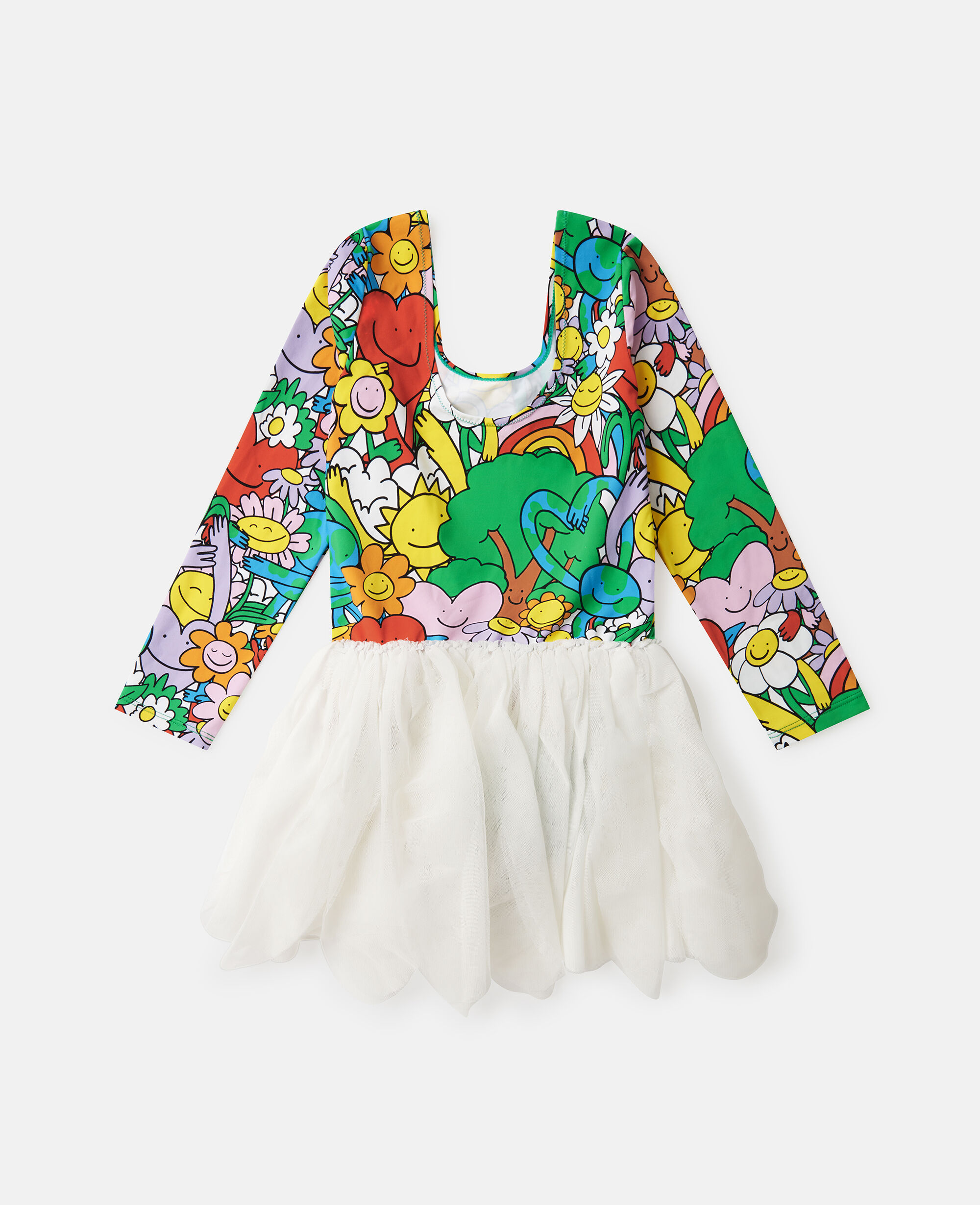 Stella McCartney Kids - Blue Organic Cotton Jersey Zip-Up