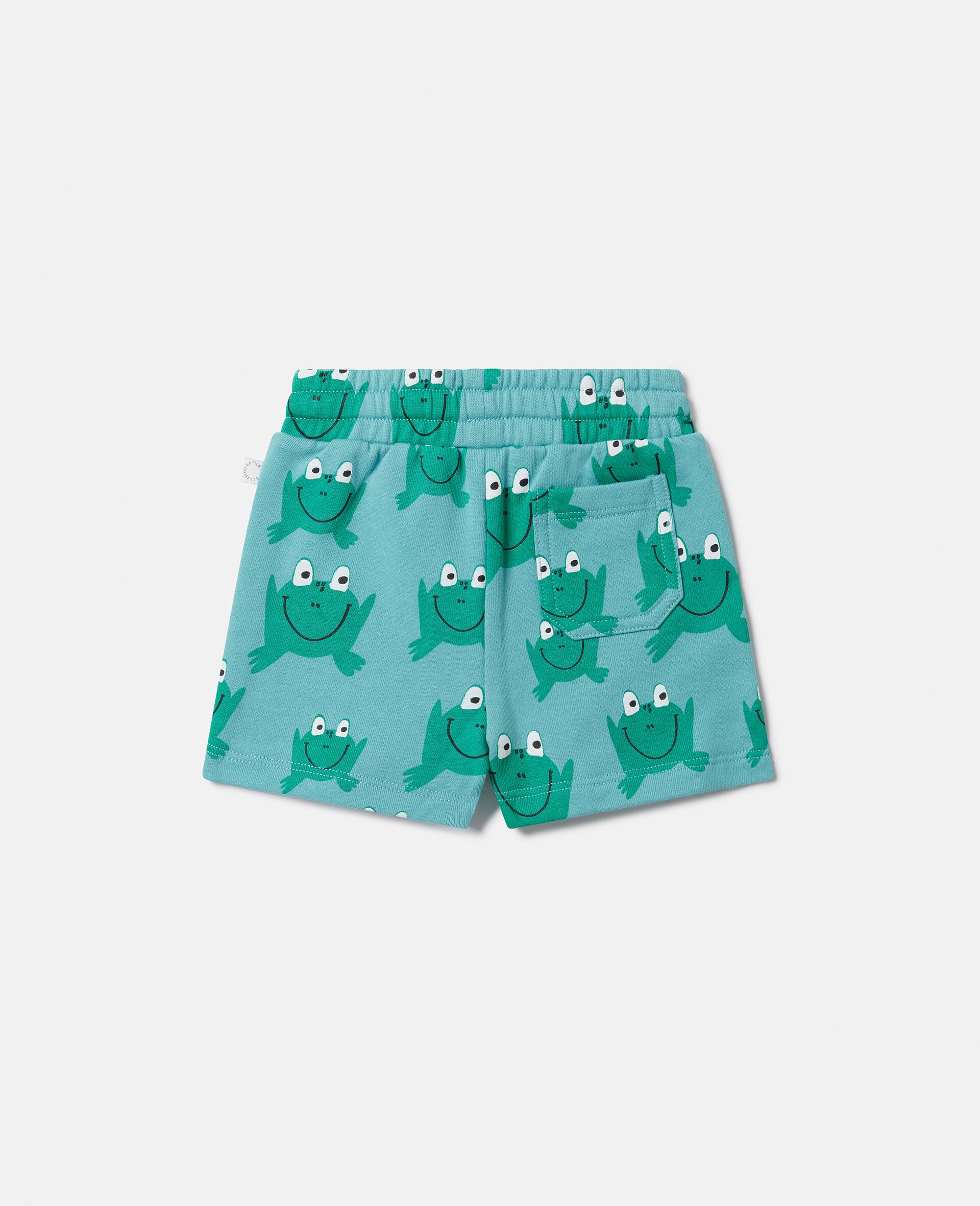 Frog Print Shorts-Green-large Frog Print Shorts-Green-large image number 2