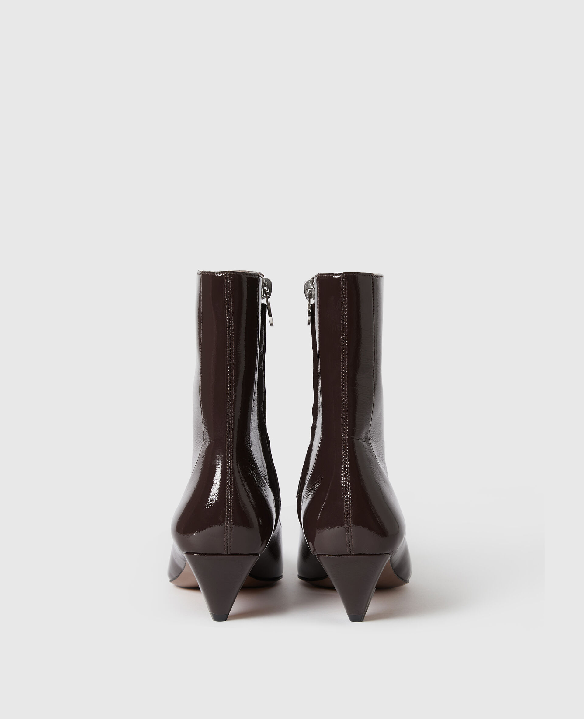 Stella Spur Stiefelette mit Absatz-Brown-large image number 2