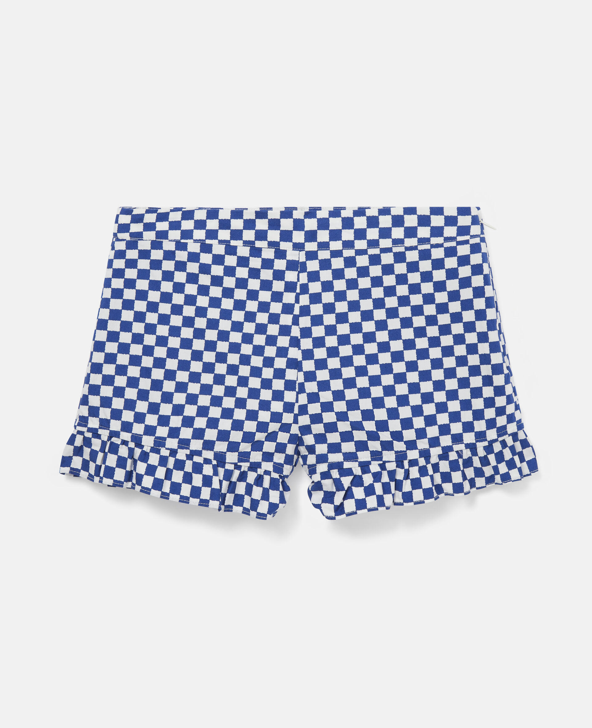 Frilled Cotton Shorts-Multicolour-large image number 0