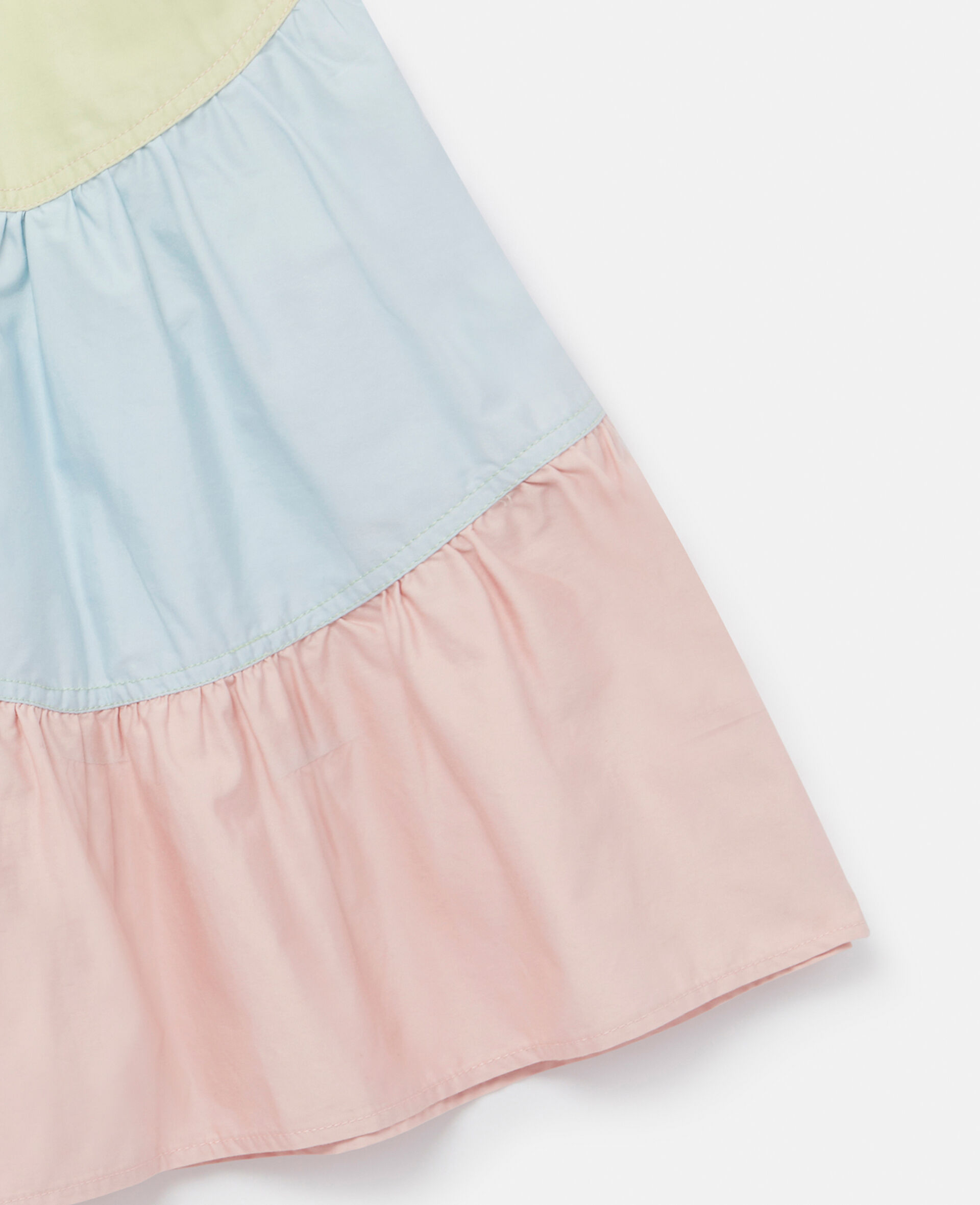 Pastel Wave Print Midi Skirt-Multicolour-large image number 3