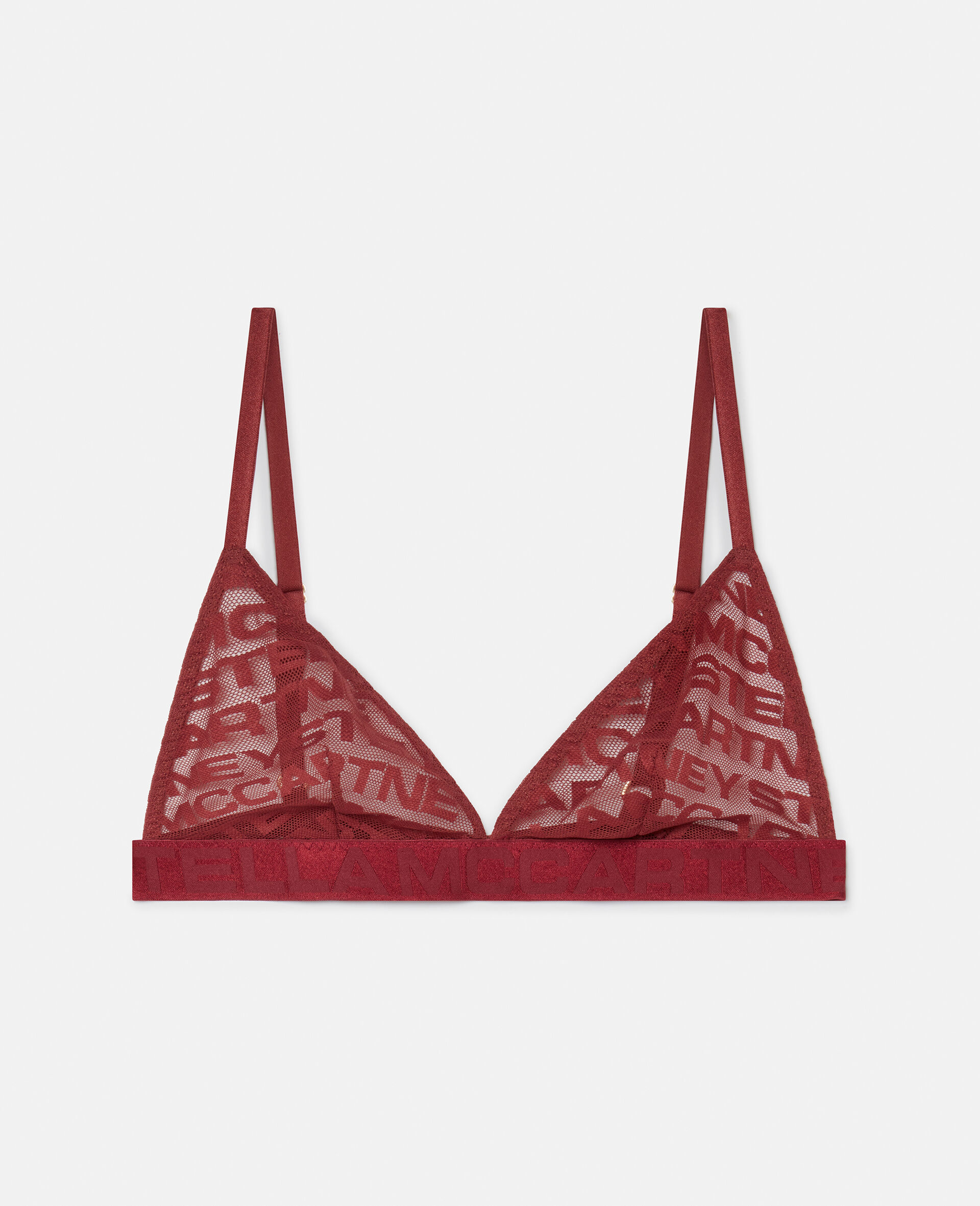 Monogram Mesh Bralette-Black-large image number 0