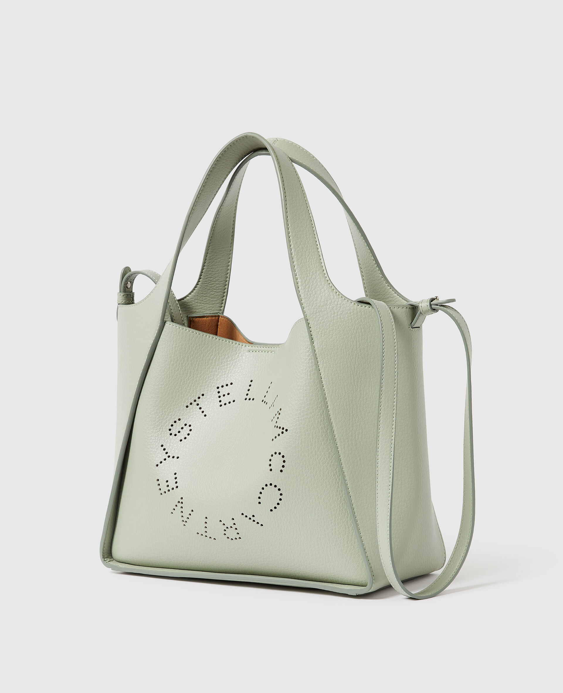 Logo Crossbody Tote Bag-Green-large image number 2