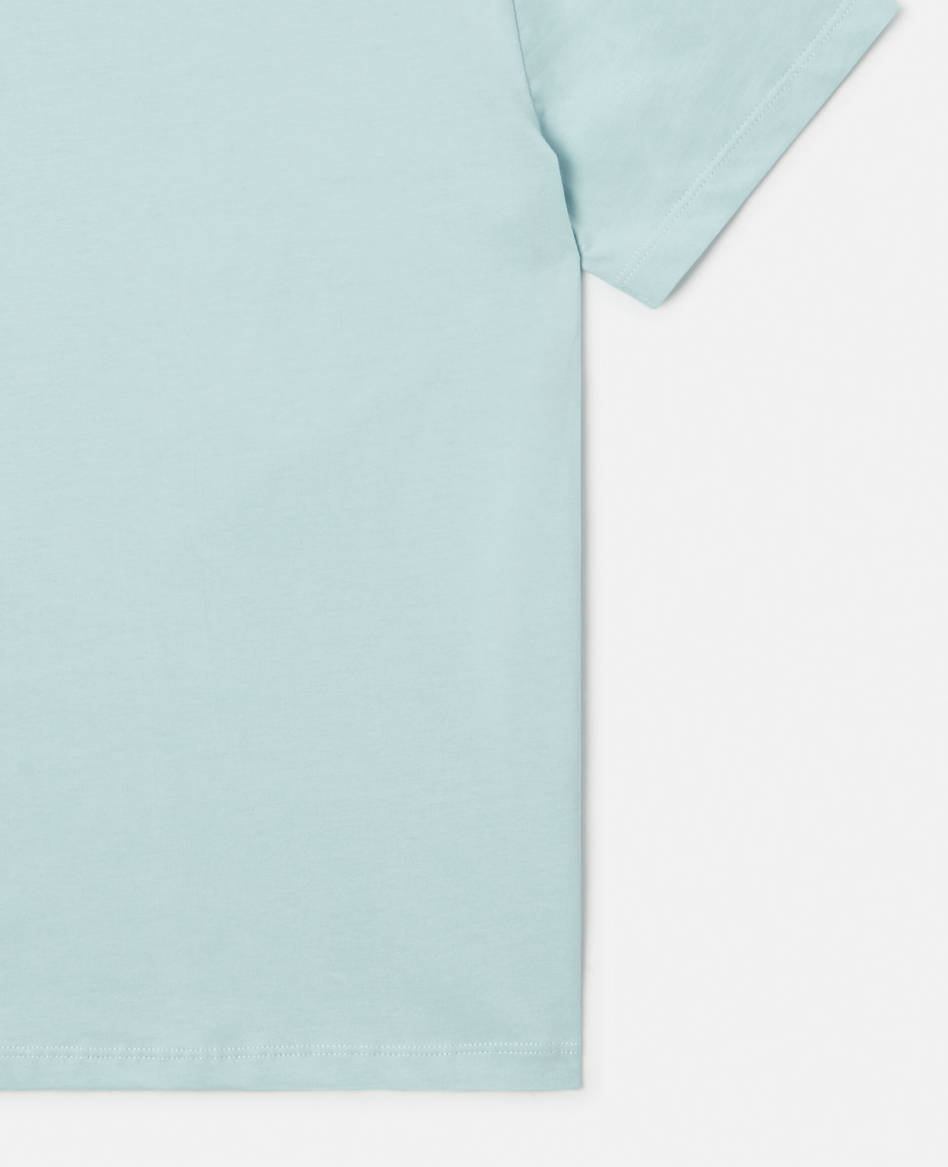 Hippie Guitar Print T-Shirt-Blue-large image number 3