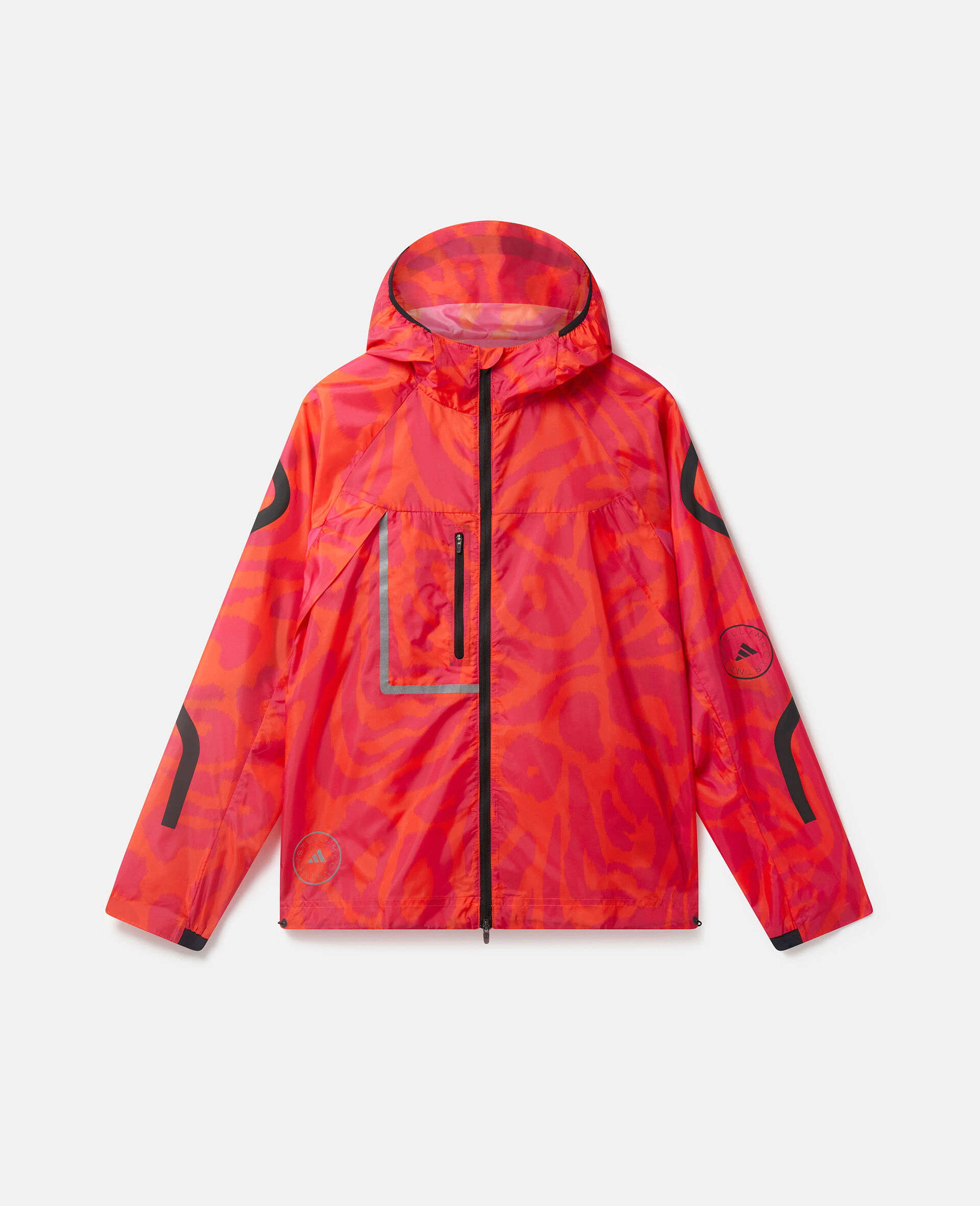 TruePace Leopard Print Running Jacket-Multicolour-large image number 0