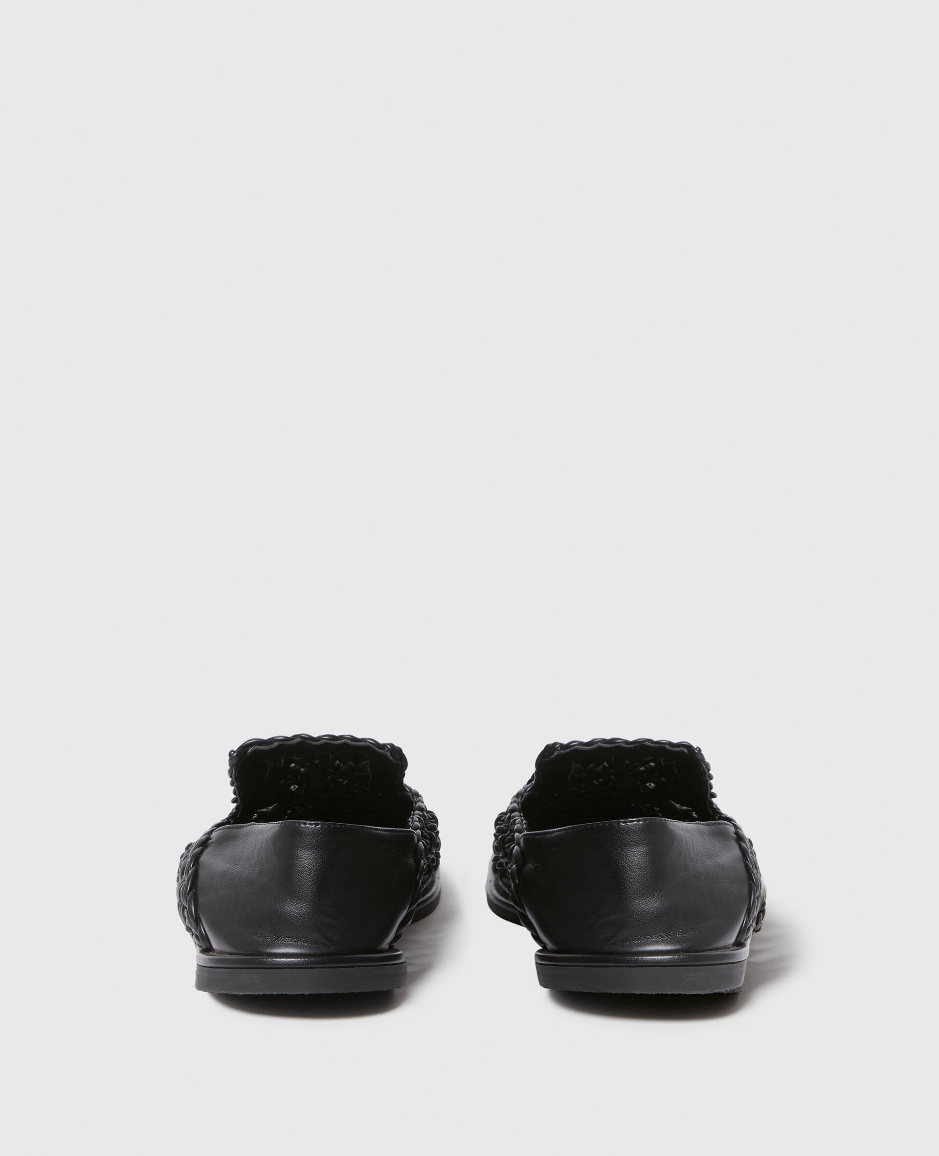 Ryder Woven Tassel Loafers-Black-large image number 3