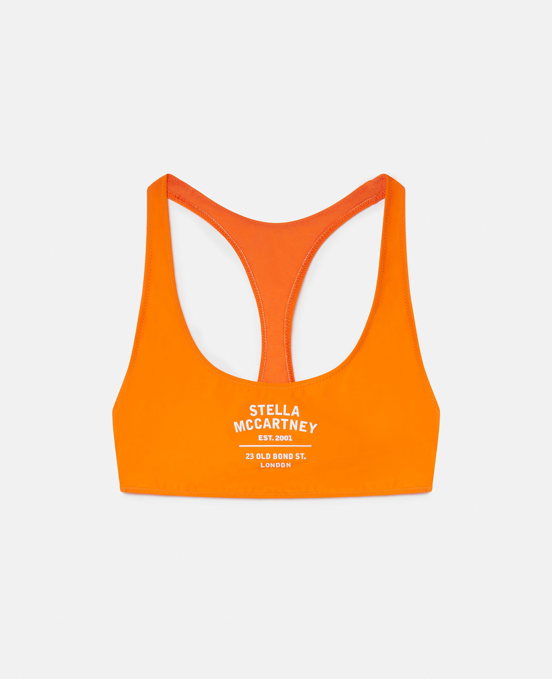 Old Bond Steet 3D Logo Sports Bra-Black-large image number 0
