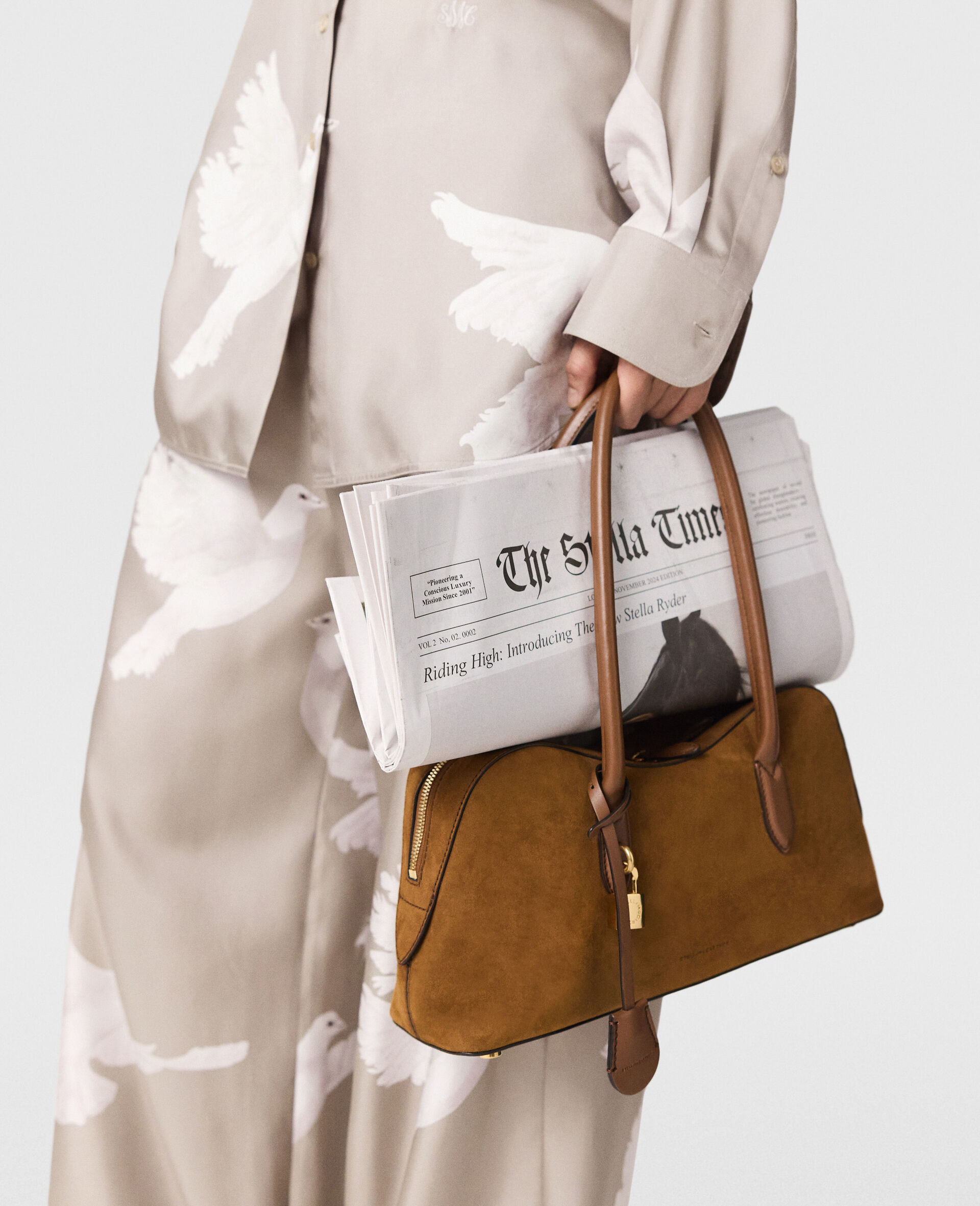 Ryder Suede Shoulder Bag-Brown-large image number 5