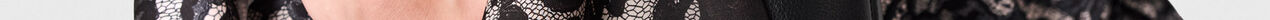 Quadratisches Halstuch mit Spitzen-Print-Schwarz-medium