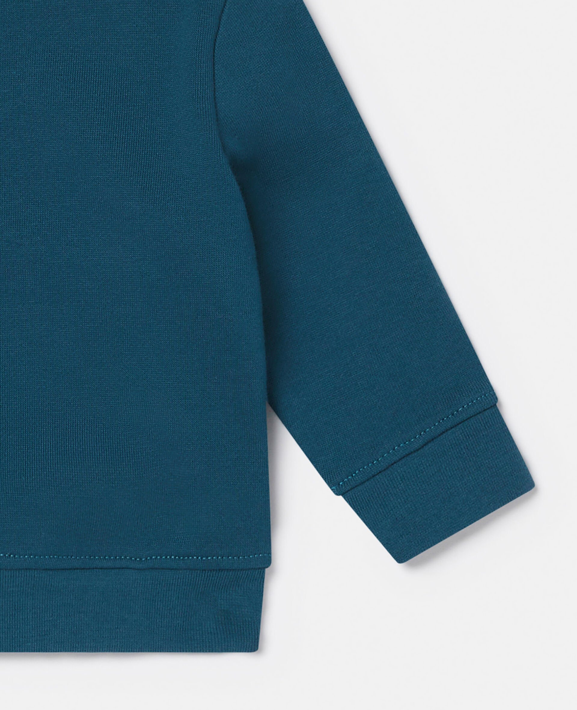 'S' モンスター ロングスリーブ Tシャツ-ブルー-large image number 3