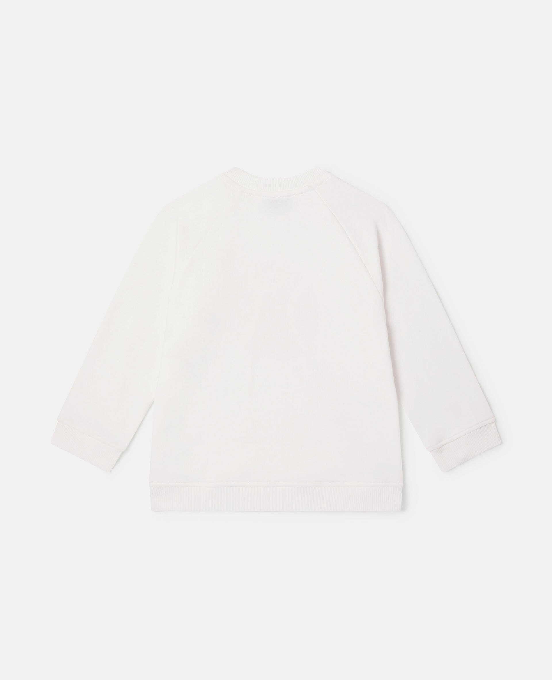 Sweat shirt graphique a imprime balle de tennis-Blanc-large image number 2